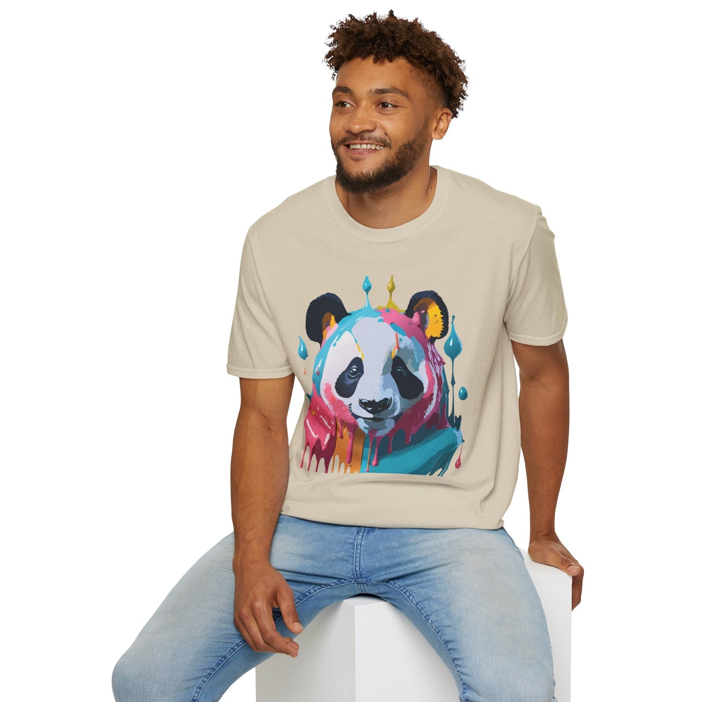 Panda Shirt Unisex T Shirt Panda Lover Gift Gildan Softstyle Tee 100 Percent Cotton