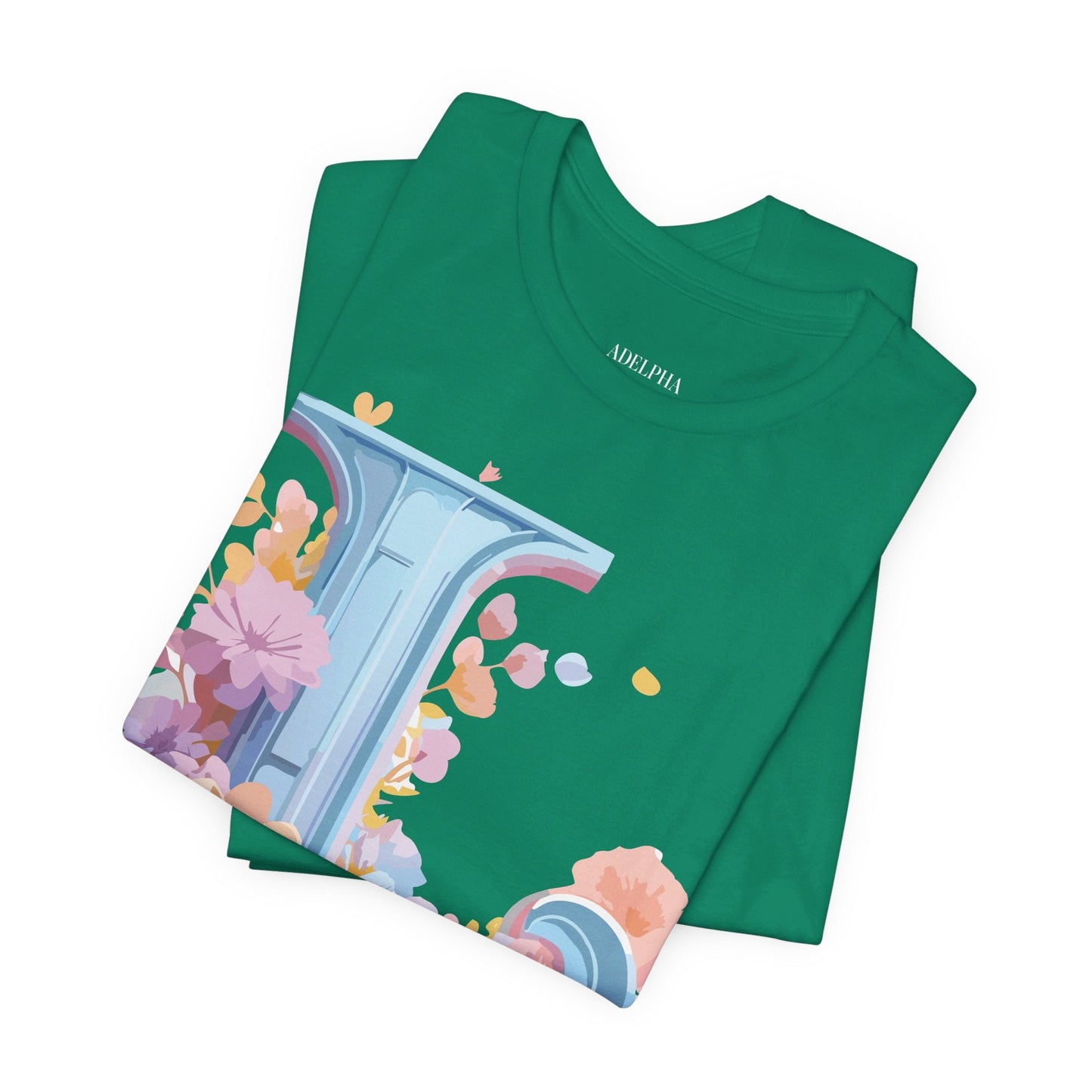 Unisex Letter L Graphic Tee Vintage Inspired Artwork Adelpha Short Sleeve Shirt Premium