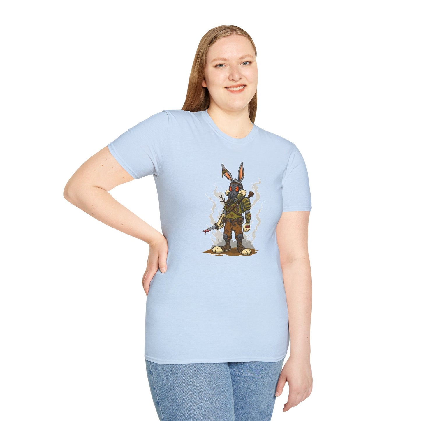 Bugs Bunny T Shirt Cartoon Graphic Tee Unisex Softstyle 64000 Gildan Premium Comfort