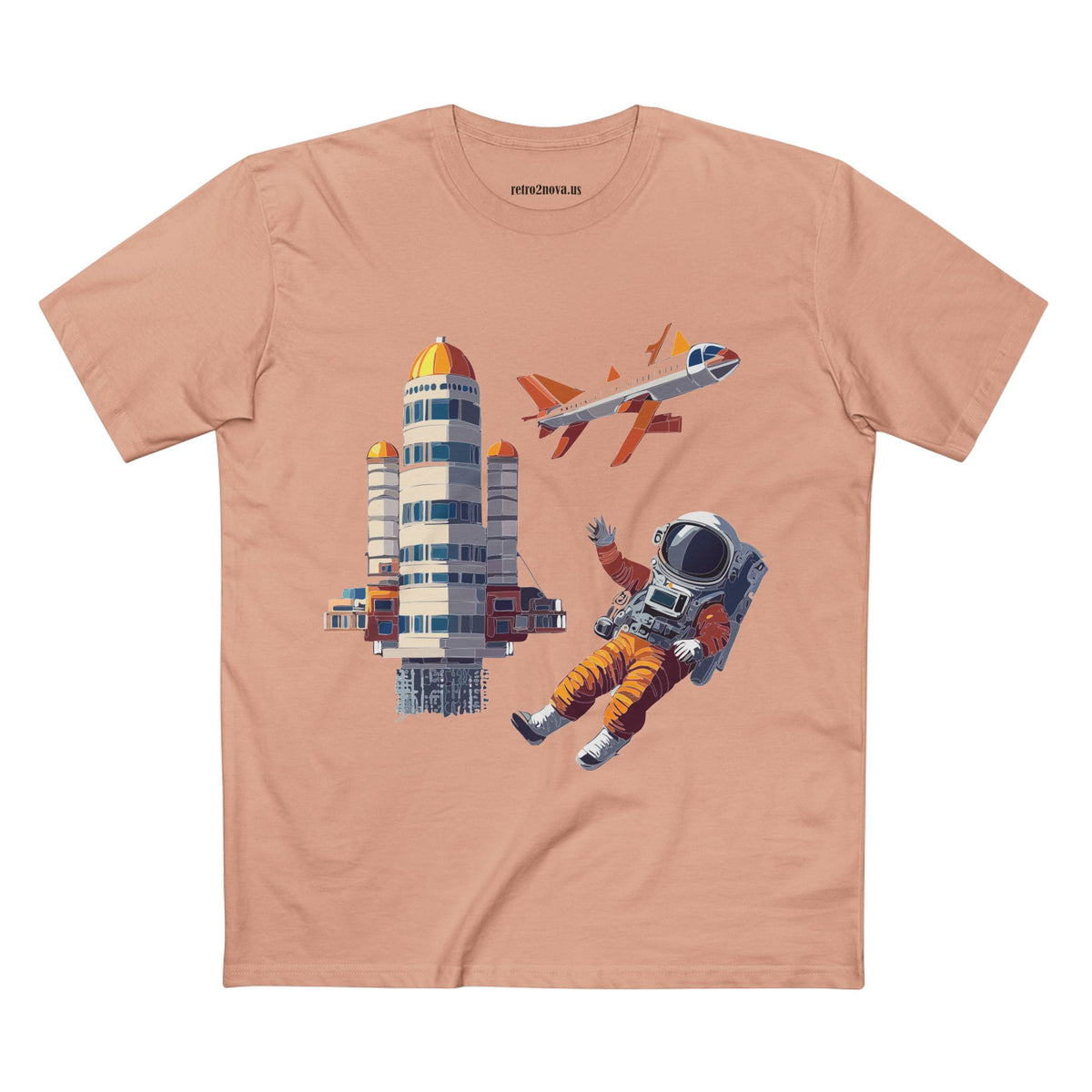 Cosmos Astronaut Graphic Tee Staple Unisex 100 Cotton Tee Shirt - CS-17