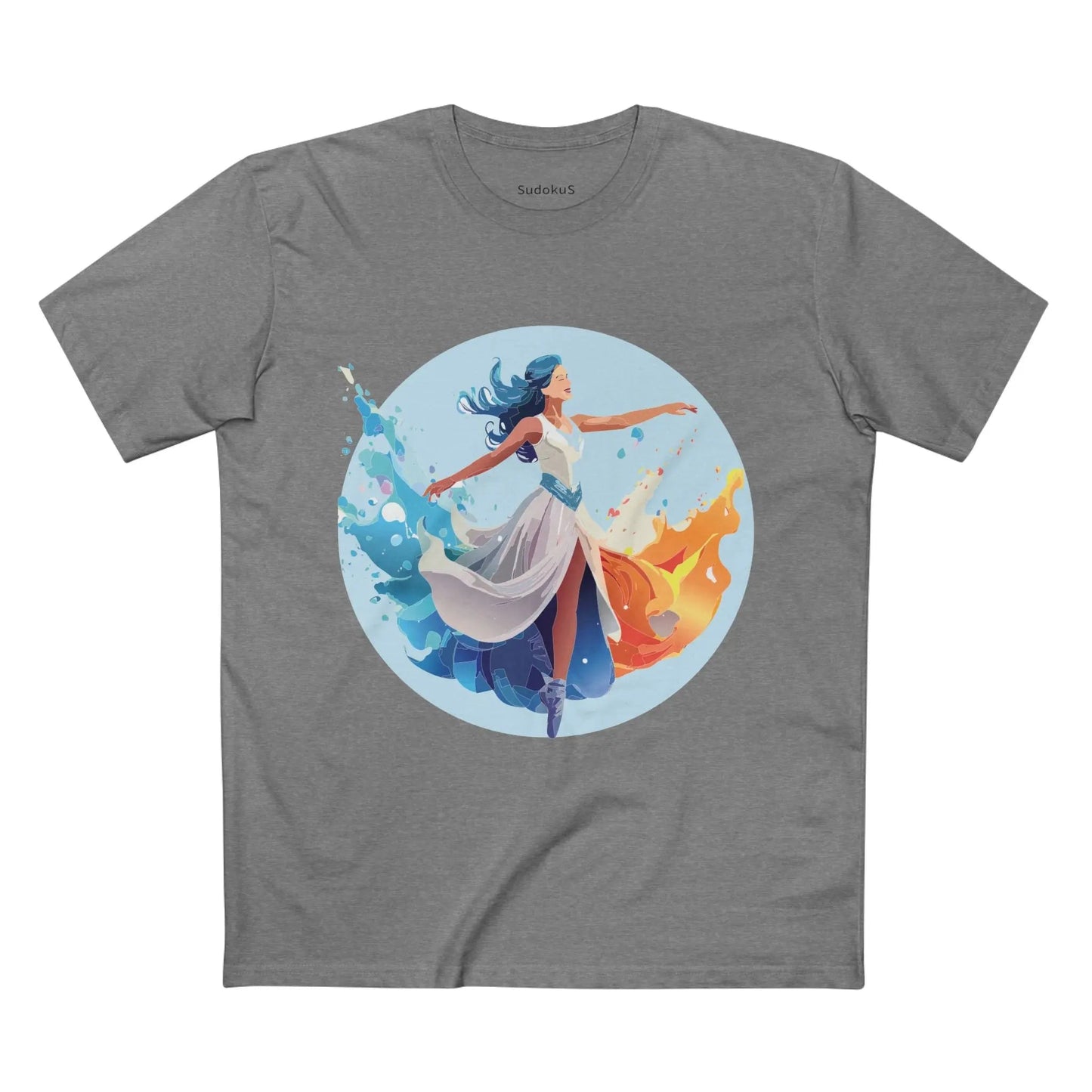 Dancer Graphic Unisex 100 Cotton Staple Tee 6