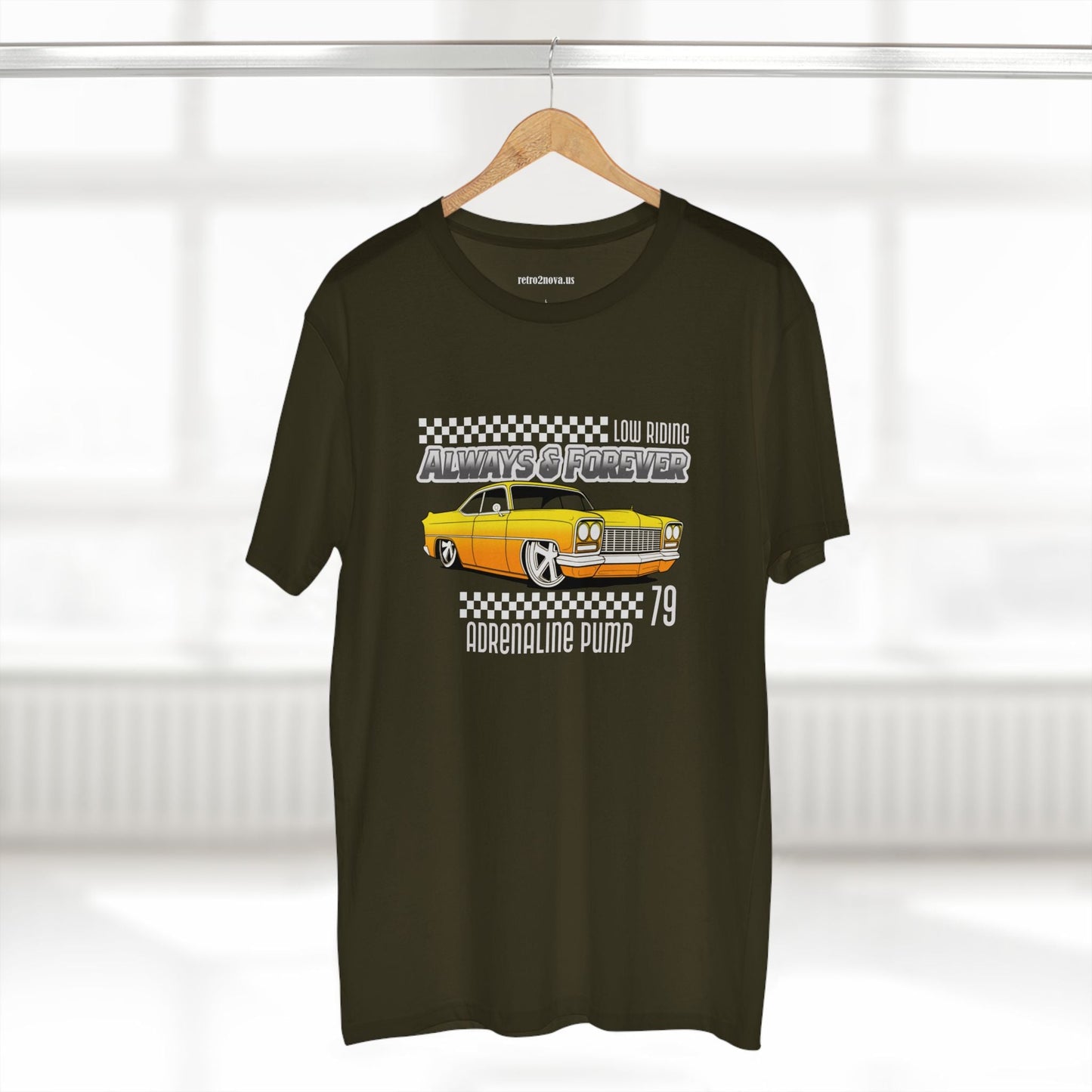 Retro Car Tee Unisex Vintage Car Shirt With Original Art RC-6 Premium Cotton Soft Breathable Comfort