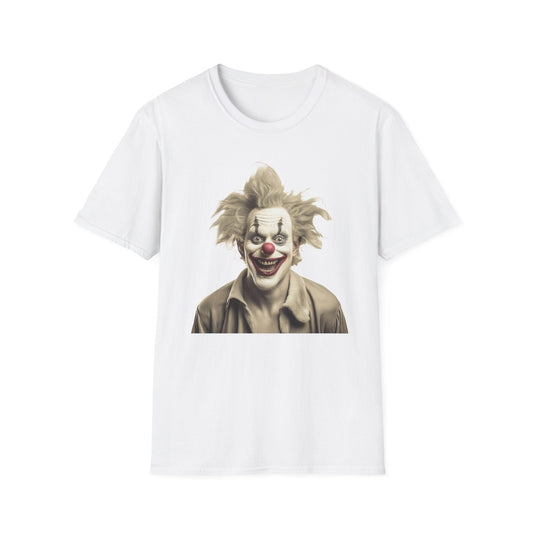 Clown Shirt Unisex T Shirt Funny Man Circus Shirt Scary Man Shirt Softstyle Gildan 64000