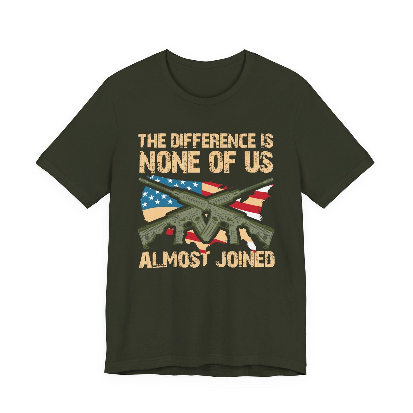 Army Veteran Patriotic Graphic Design Unisex Cotton T-Shirt v18