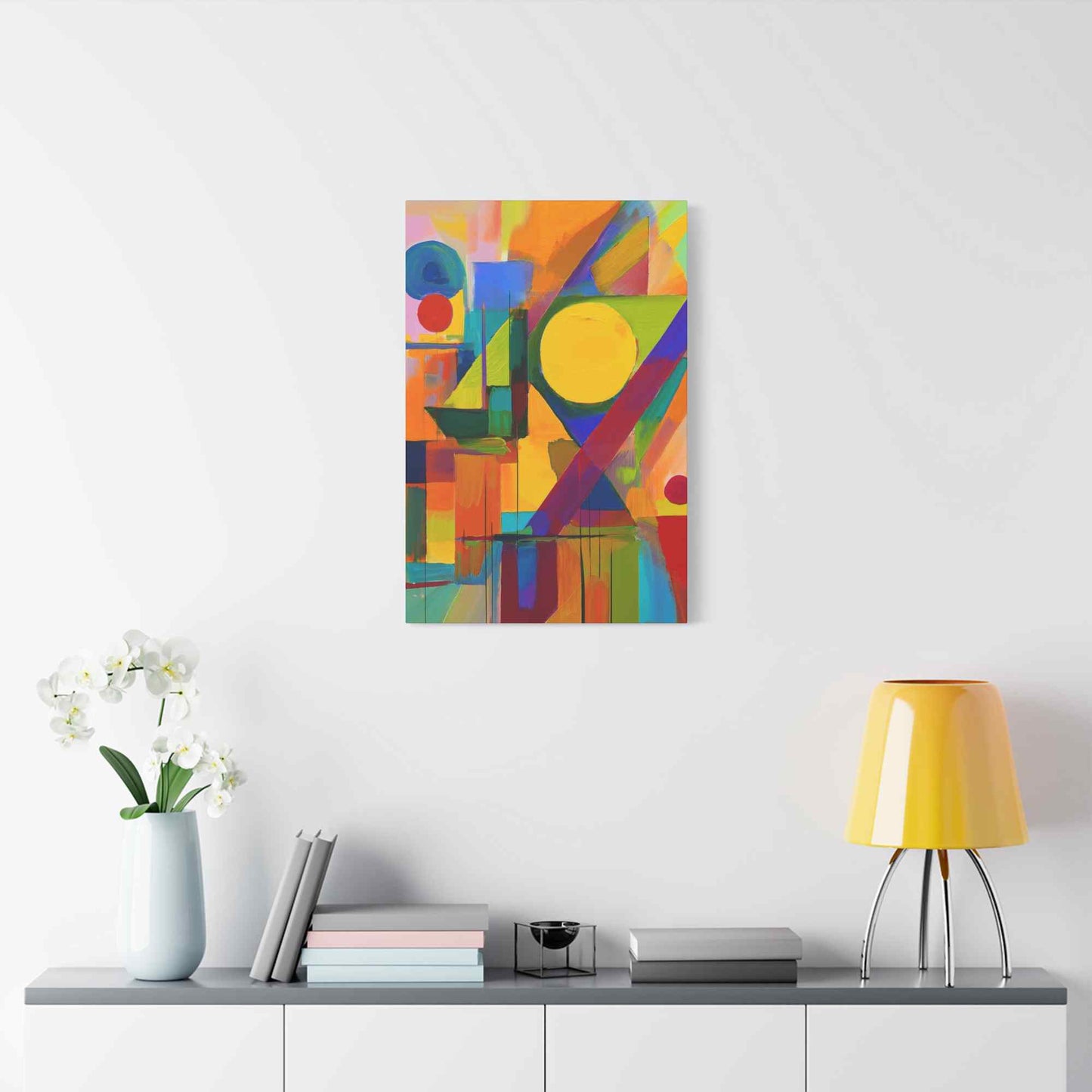 Abstract Painting Print Canvas 20x24,20x30,24x30, 24x32,24x36,30x40, 32x48,36x48,40x60 Pine-Wood Inner Frame ABS-10