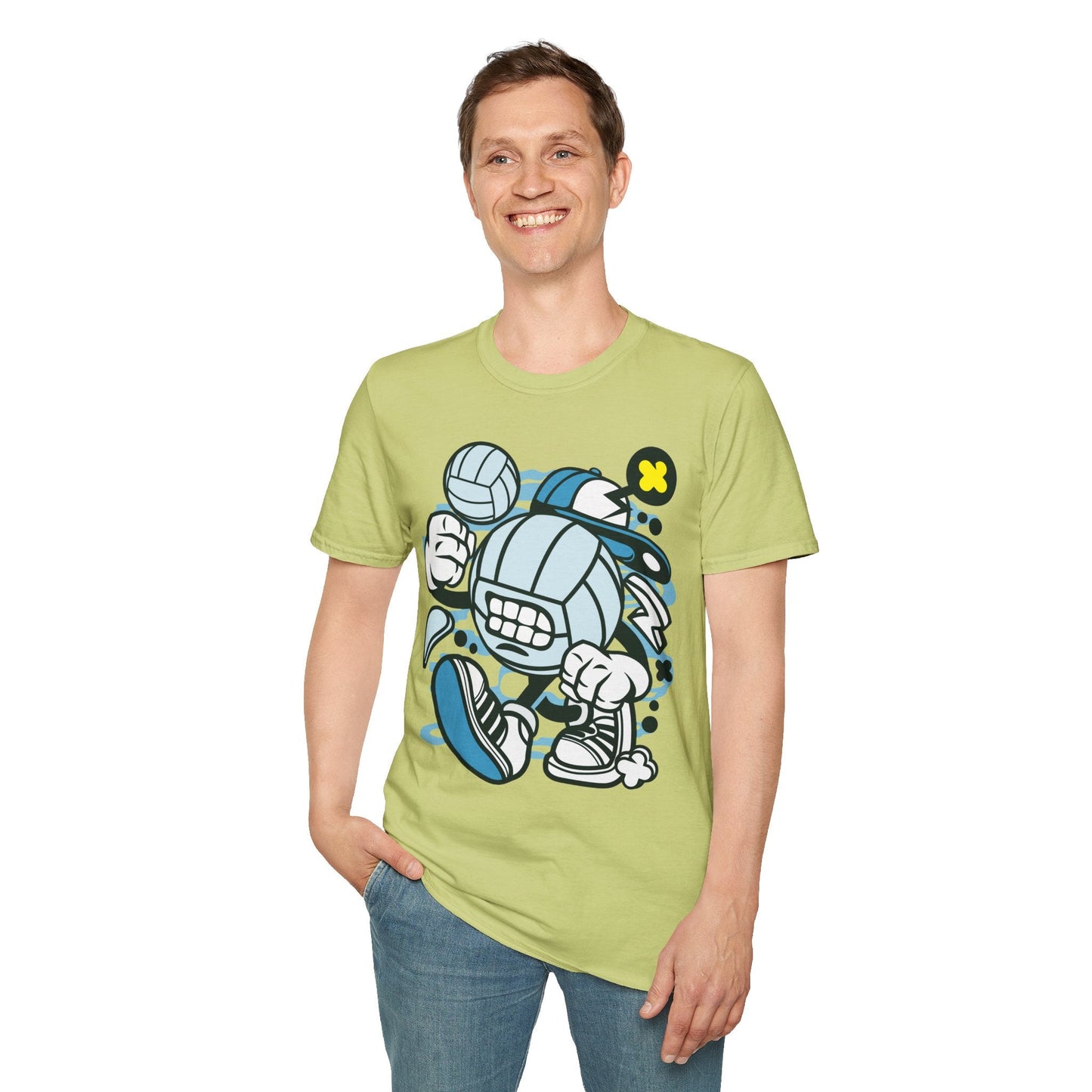 Unisex Cartoon T Shirt Animation Tee Funny Design Gildan Softstyle 64000 100 Percent Cotton