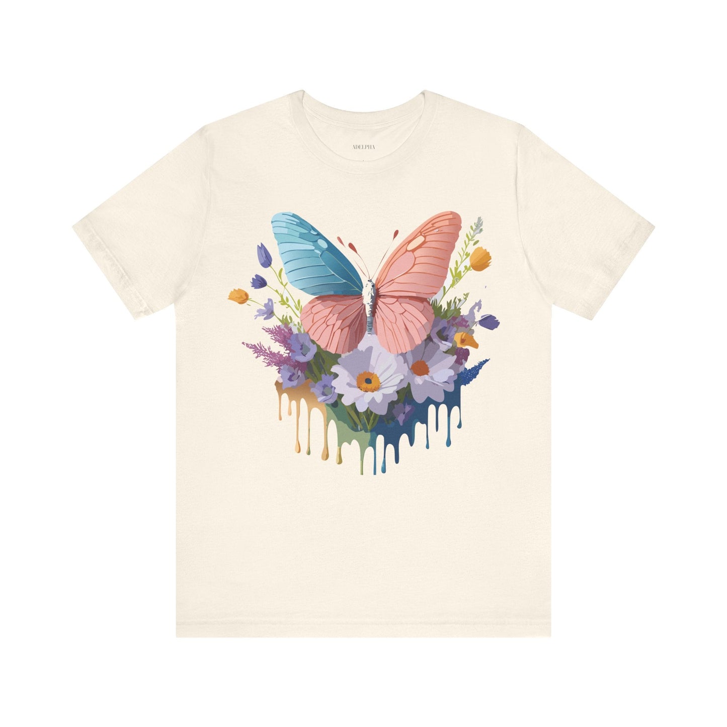Butterfly Graphic Tee Unisex Art Design Shirt With Vintage Adelpha Artwork