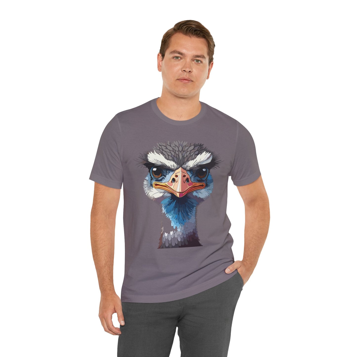 Unisex Animal Tee Shirt With Wildlife Art Design For Men And Women Gildan Softstyle 64000