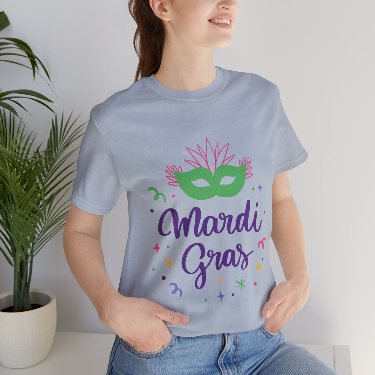 Unisex Cotton Tee Shirt for Mardi Gras