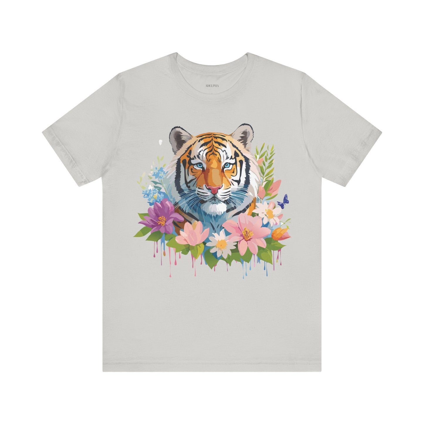Tiger Graphic Tee Unisex Vintage Inspired Shirt By Adelpha Premium Short Sleeve Edition