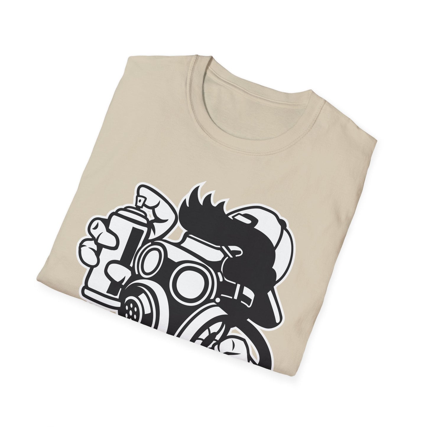 Cartoon T Shirt Unisex Animation Tee Funny Art Design Gildan Softstyle 64000 Ring Spun Cotton