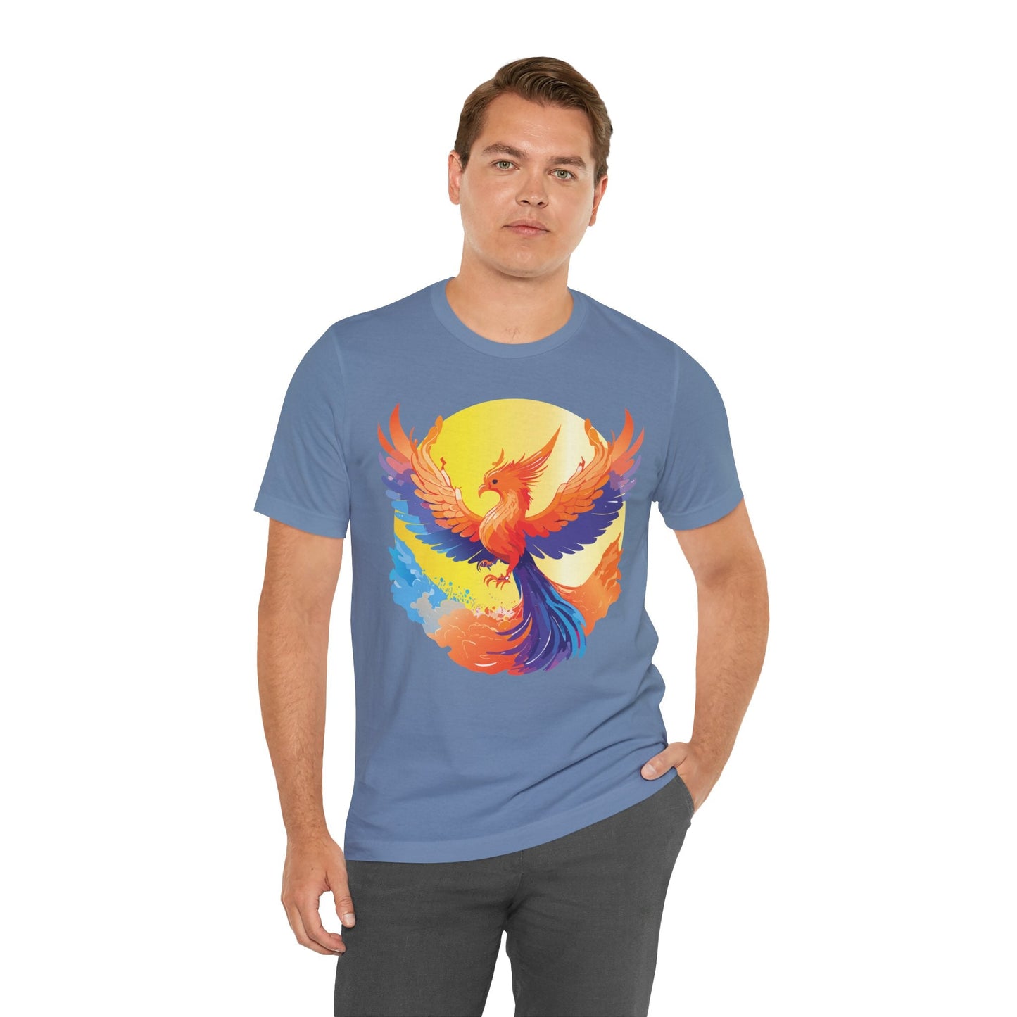 Unisex Animal Print Tee Shirt With Art Design Wild Animals Short Sleeve Comfort Fit
