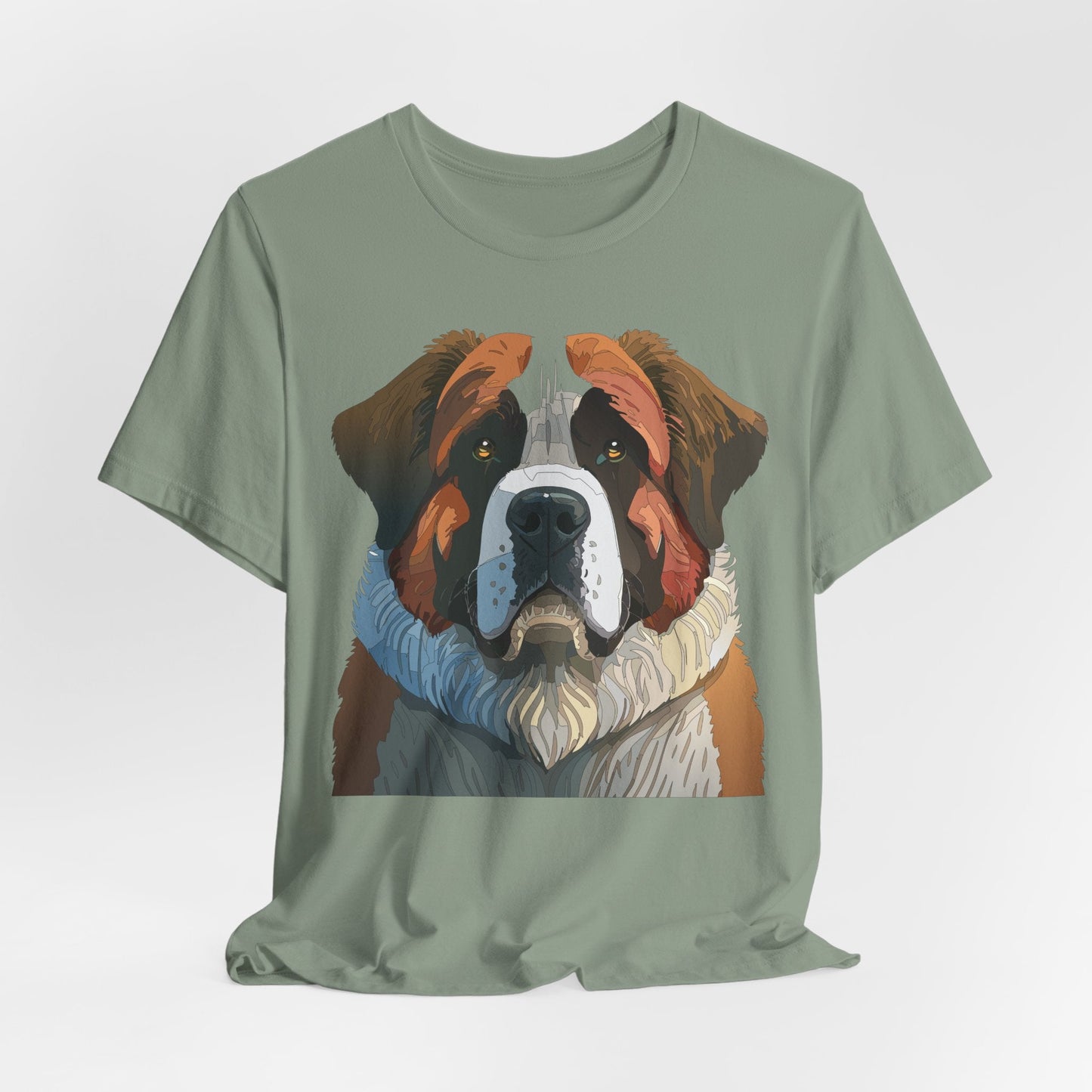Unisex Animal Shirt Art Design Tee With Wild Animals Print Casual Comfort Wear Everyday Style