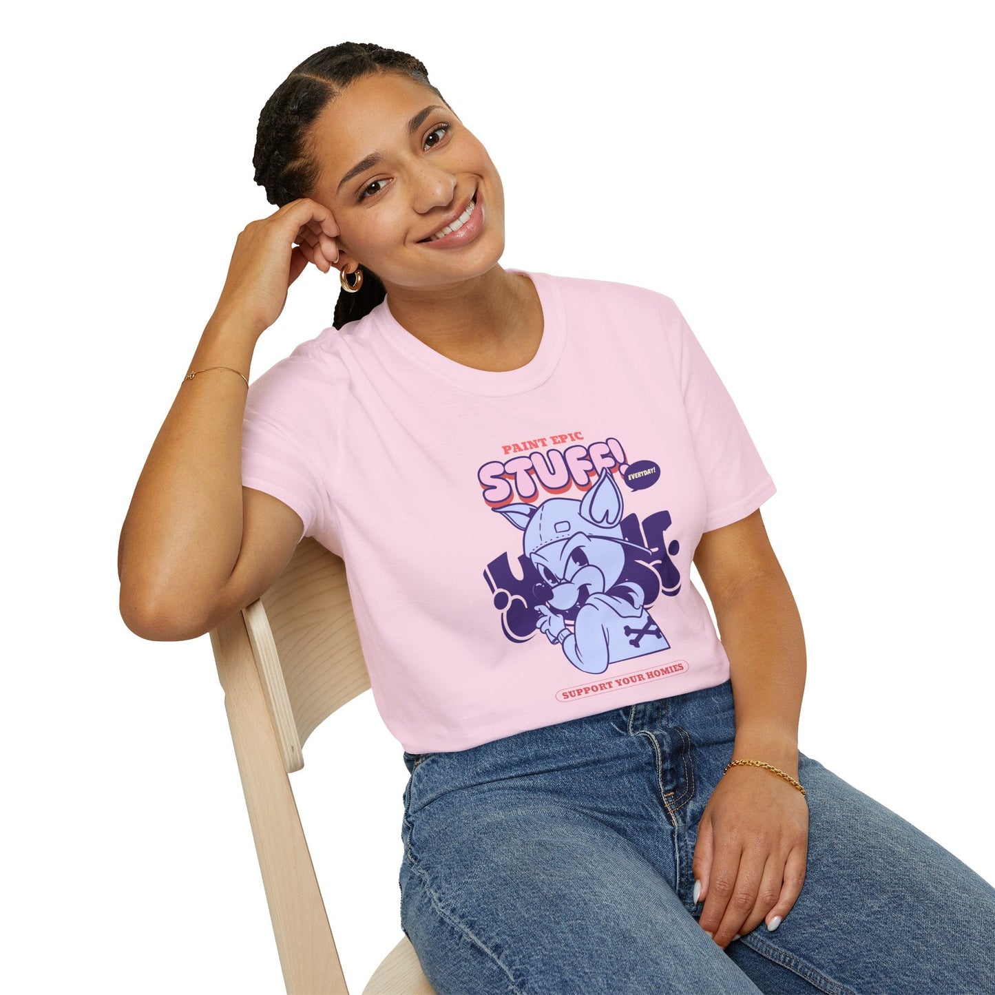 Funny Animals Shirts Unisex Graphic Tee Soft Cotton Gildan Softstyle 64000 Comfortable Everyday Wear