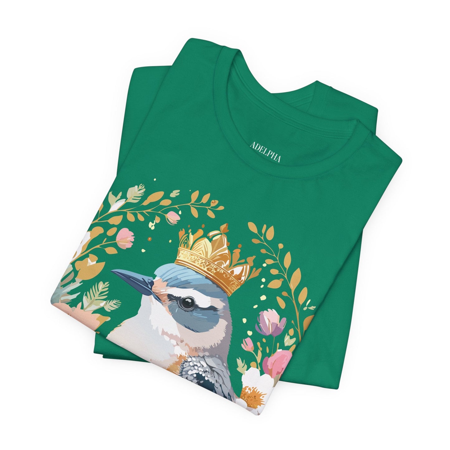 Adelpha Medallion Graphic Tee Unisex Short Sleeve Vintage Inspired Art Design Apparel