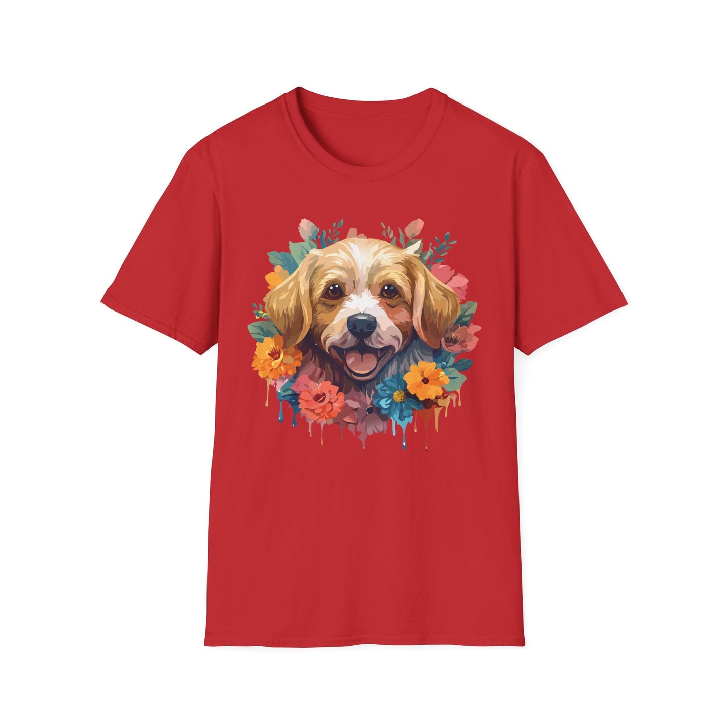 Dog Shirt Unisex Animal Tee Softstyle 64000 Gildan Cotton Tee