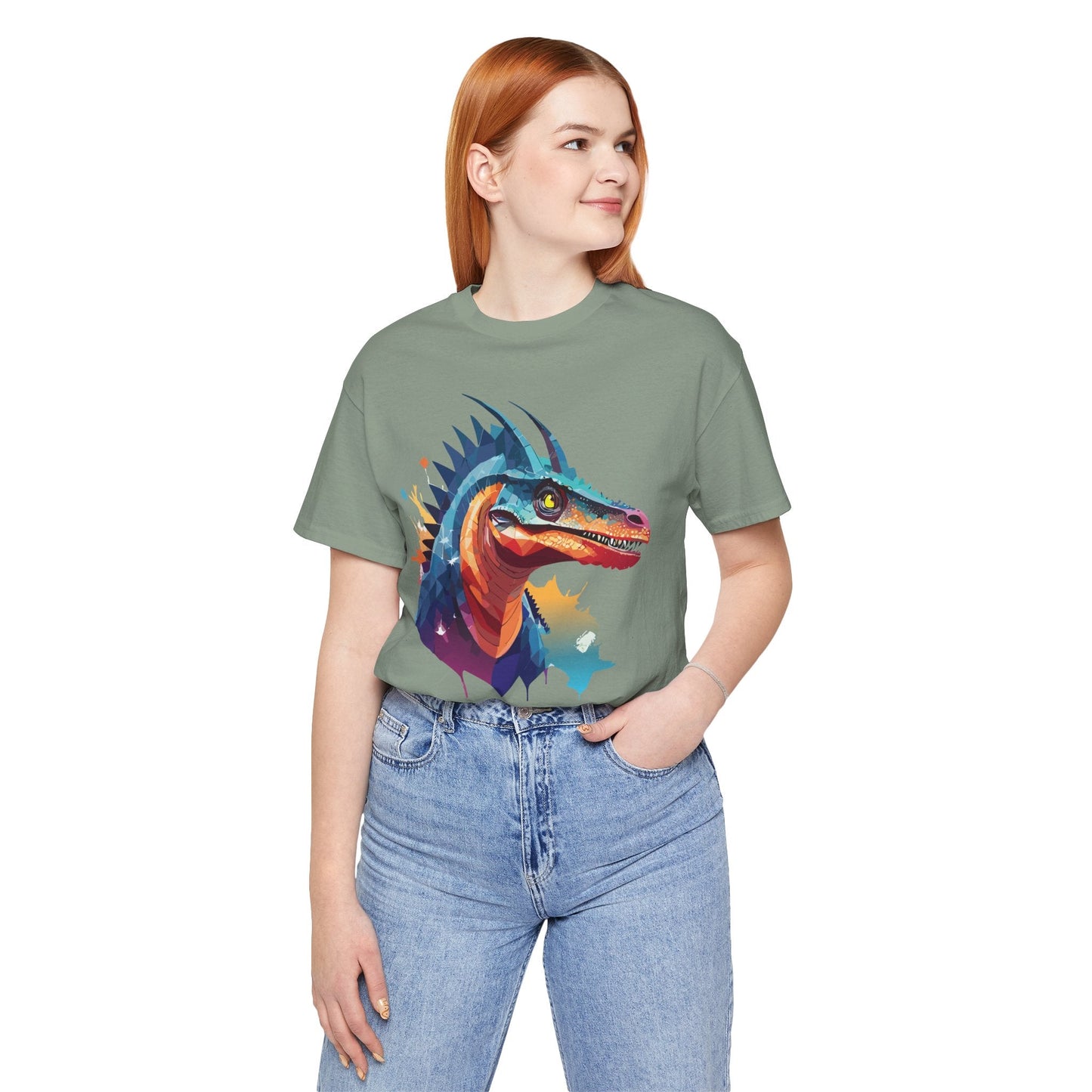 Unisex Animal Tee Shirt With Animals Art Design Wild Animals Shirt For Everyday Wear