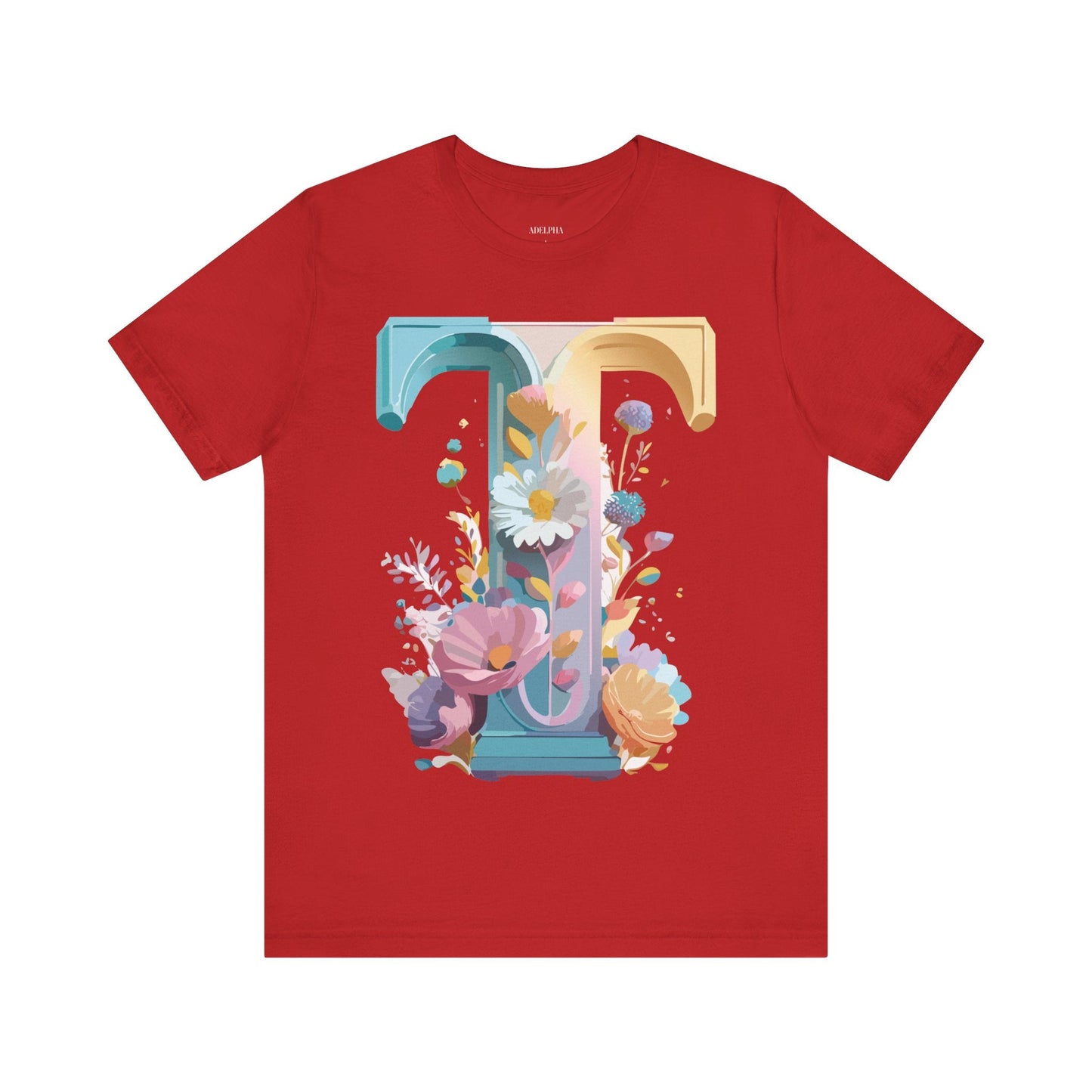 Unisex Graphic T Shirt Letter Shirt Adelpha Vintage Inspired Art Tee Short Sleeve
