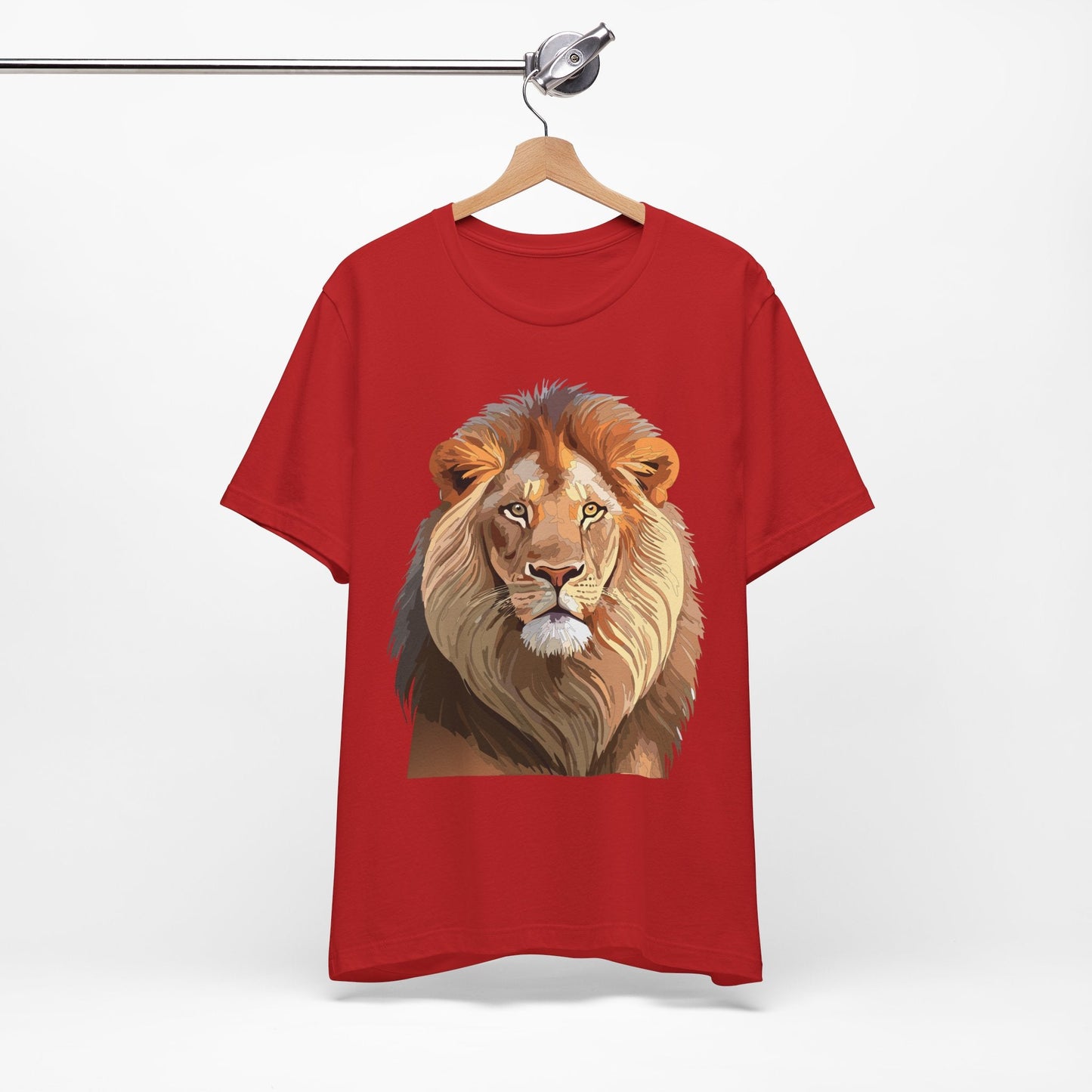 Unisex Animal Graphic Tee Shirt With Wild Animals Art Design For Everyday Wear Casual
