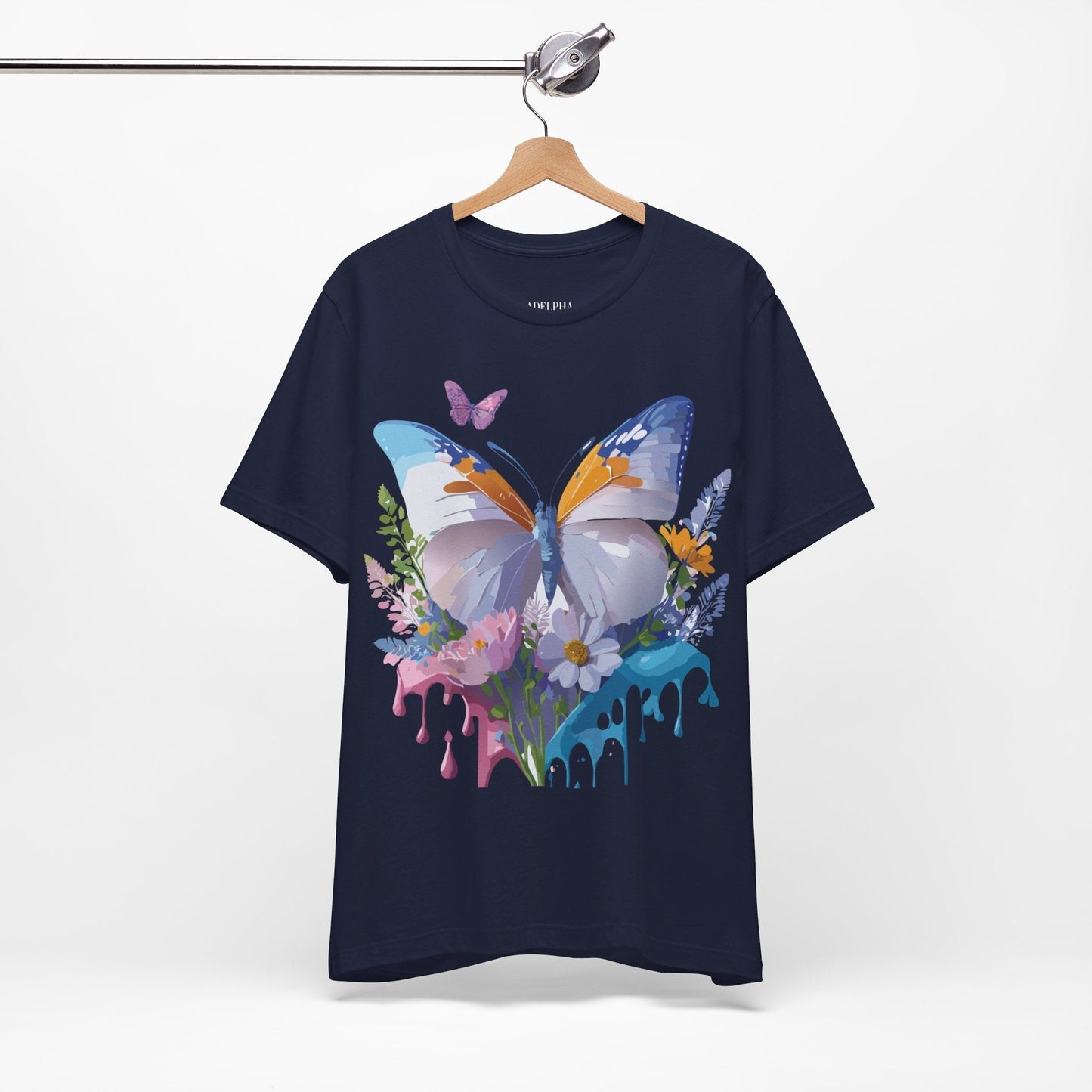 Adelpha Butterfly Graphic Tee Vintage Inspired Unisex Short Sleeve Shirt