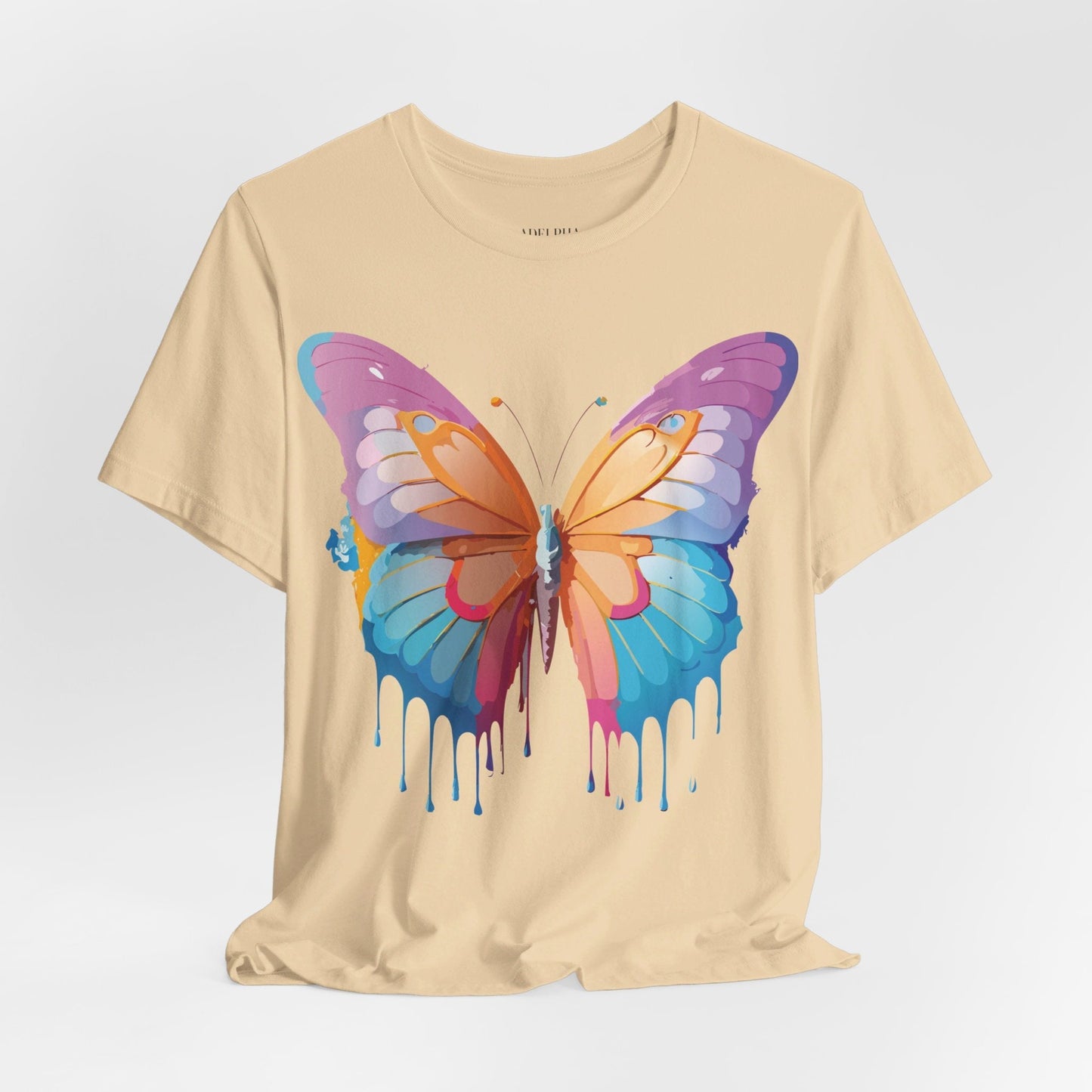 Butterfly Graphic Unisex 100 Cotton Lightweight Vintage Design Jersey Tee 91