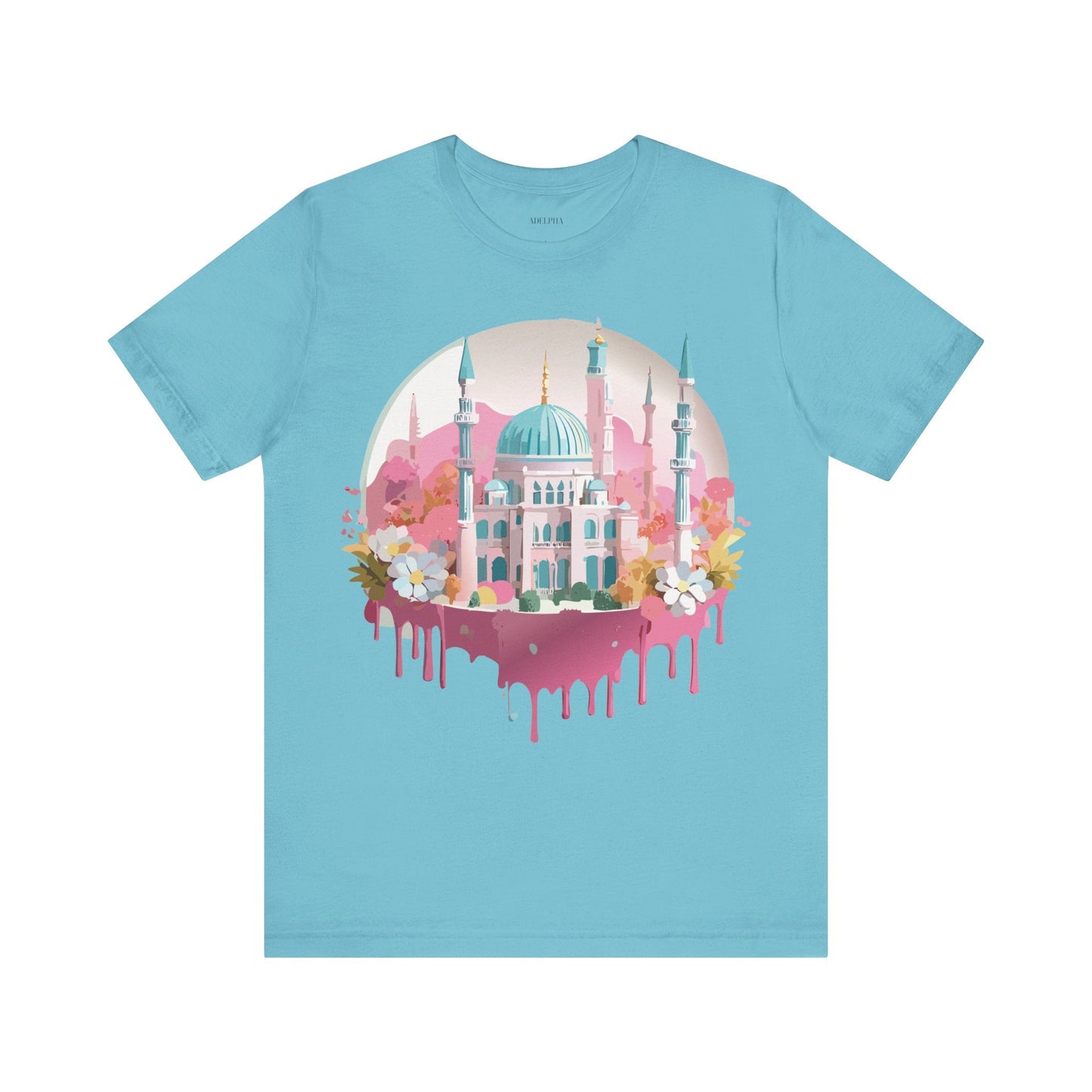 Istanbul Tourist Shirt Unisex Short Sleeve Graphic Tee Vintage Inspired Art Adelpha
