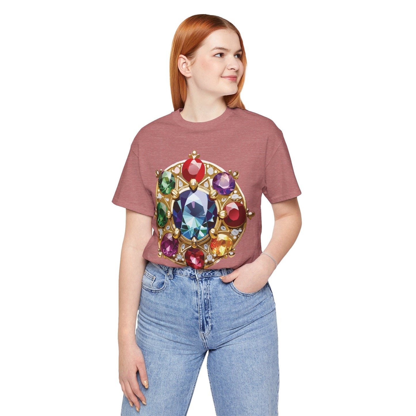 Jewelry Graphic Unisex 100 Cotton Vintage Treasure Art T-Shirt 40