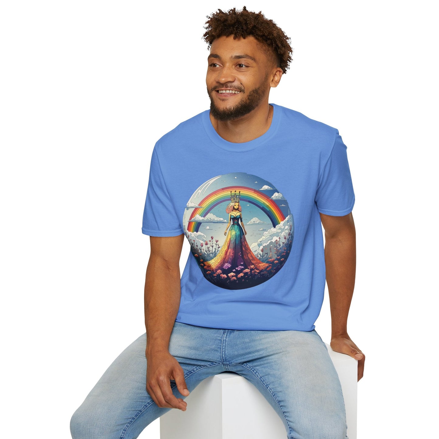 Womens Graphic T Shirt Art Design Tee Softstyle 64000 100 Percent Cotton Comfort