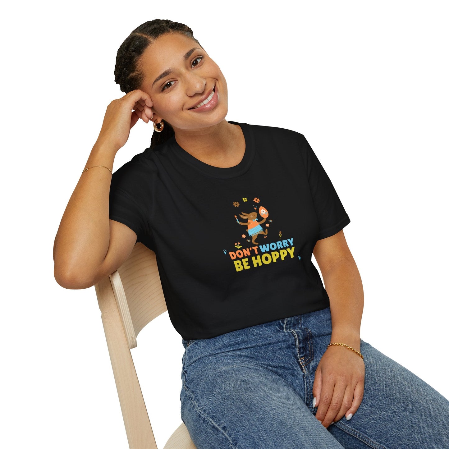 Easter Day T Shirt With Signature Art Design Unisex Softstyle Tee 64000 By Gildan