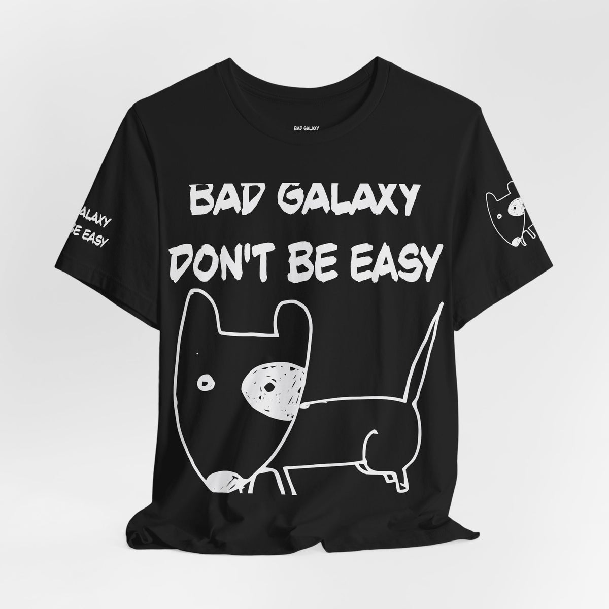 Funny Dog Graphic Unisex Cotton Bella+Canvas Tee with Art Design b91