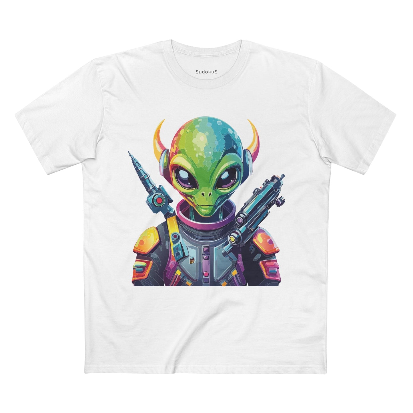 Aliens Graphic Unisex 100 Cotton Staple Tee 61