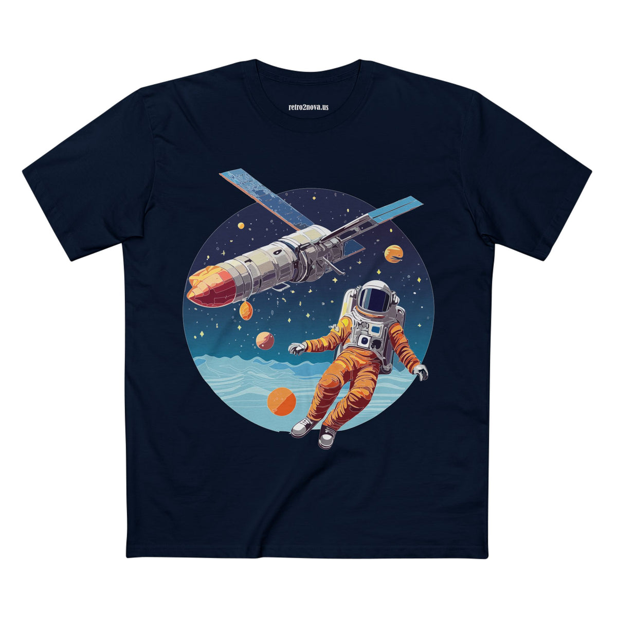 Cosmos Astronaut Graphic Tee Staple Unisex 100 Cotton Tee Shirt - CS-5