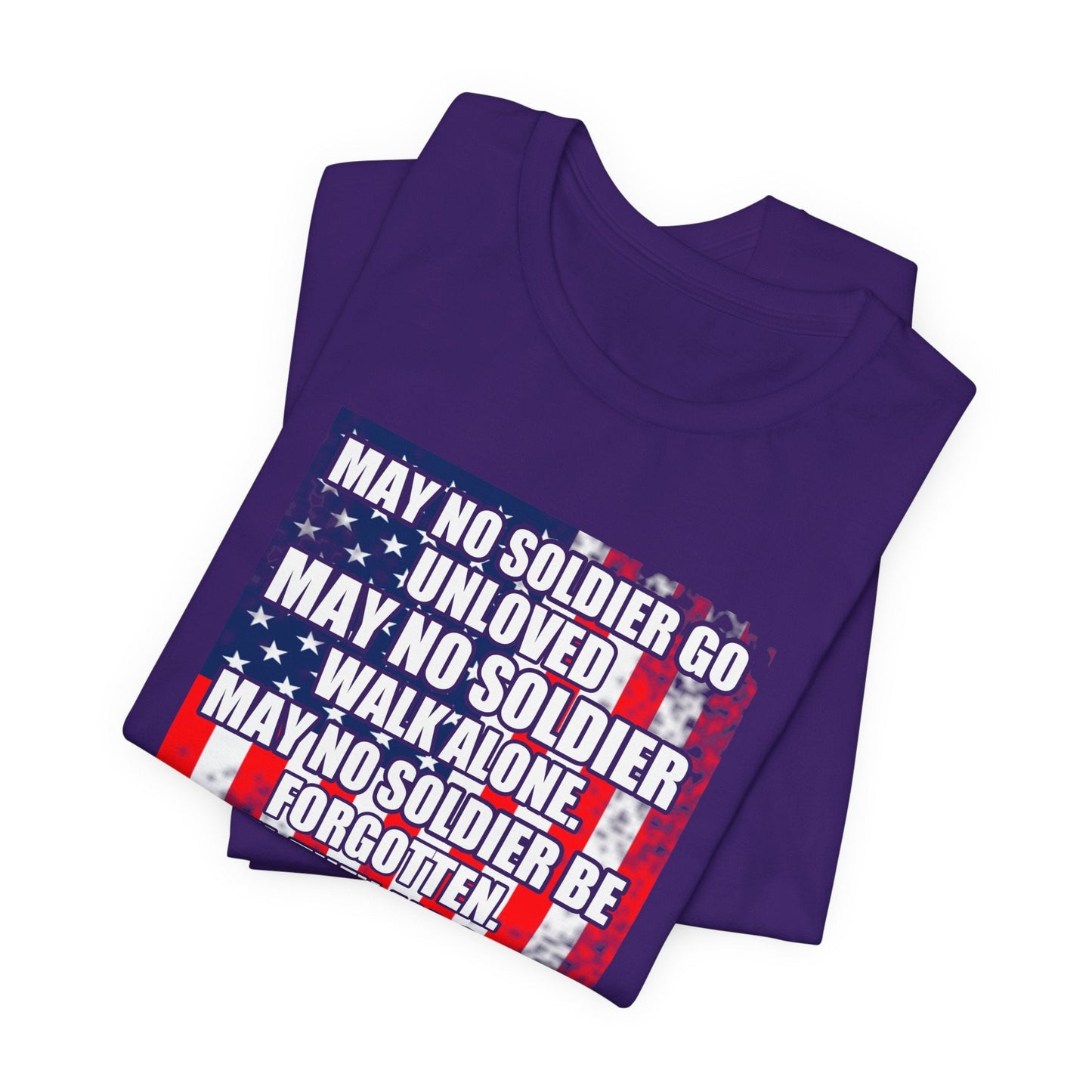 Army Veteran Patriotic Graphic Design Unisex Cotton T-Shirt v49