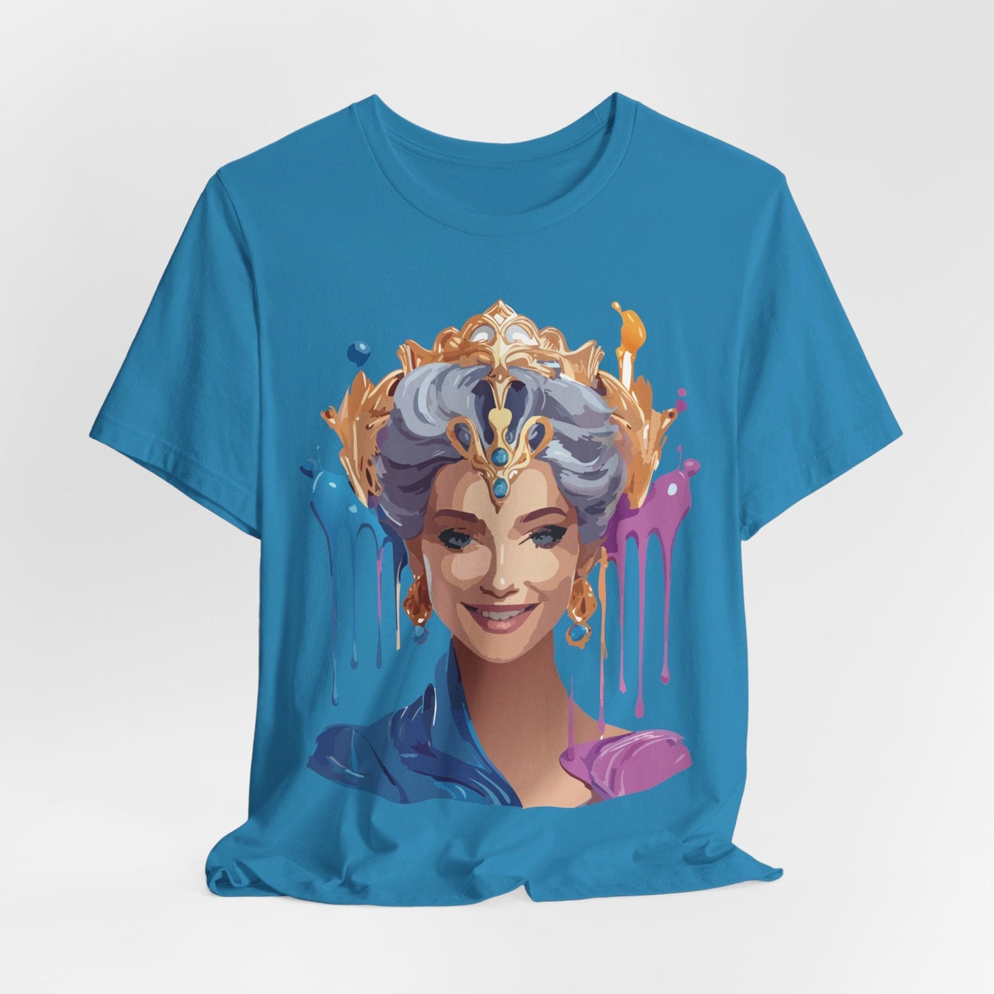 Queen Woman Portrait Graphic Unisex 100 Cotton Vintage Artwork Tee 18