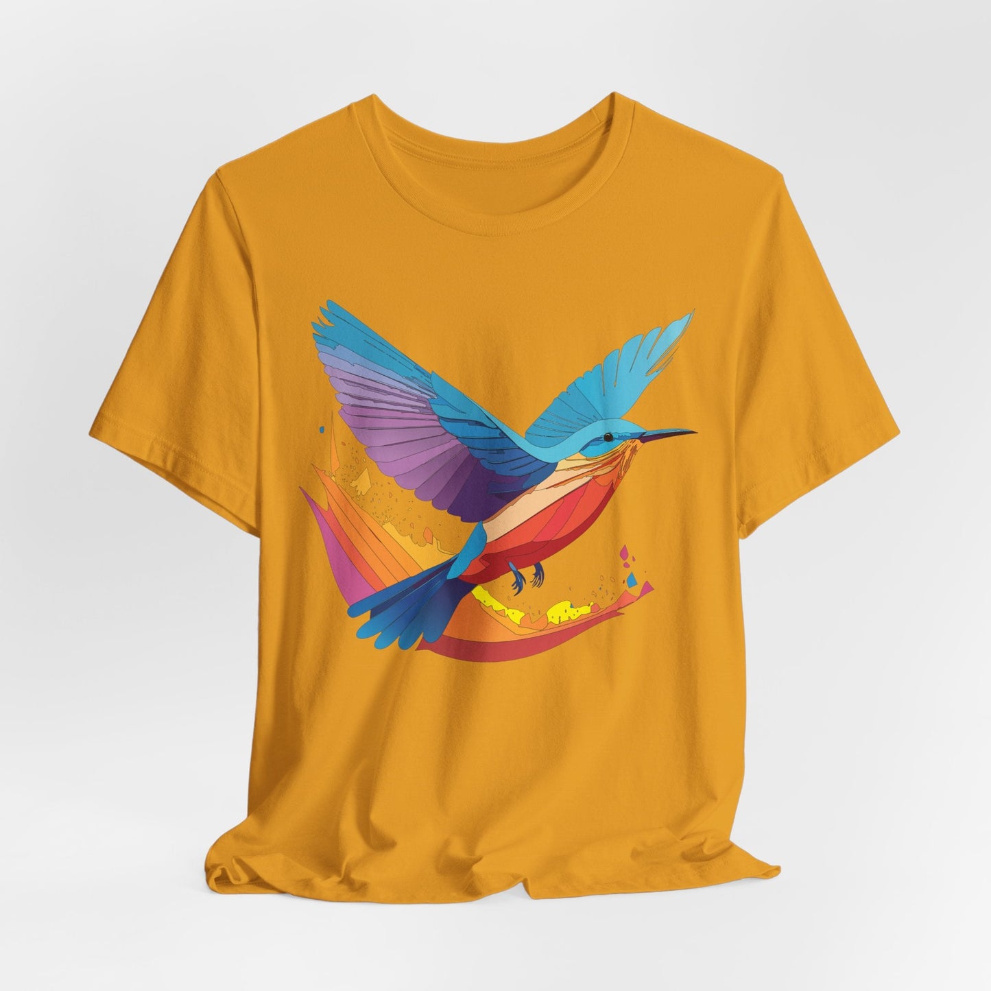 Unisex Animal Shirt Art Design Tee With Wild Animals Print Soft Comfortable Short Sleeve Tee