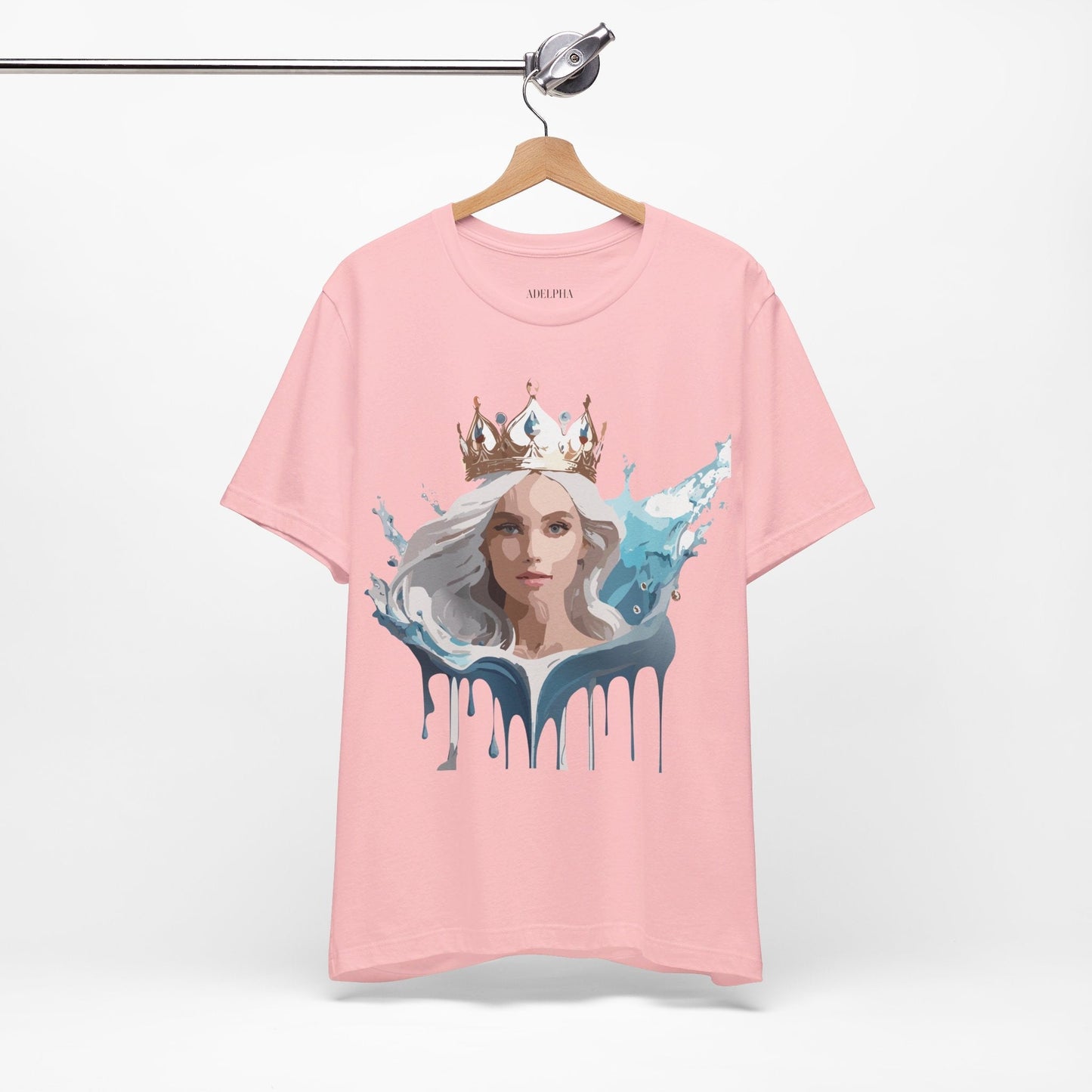 Queen Graphic T Shirt By Adelpha Unisex Jersey Short Sleeve Vintage Inspired Art Tee