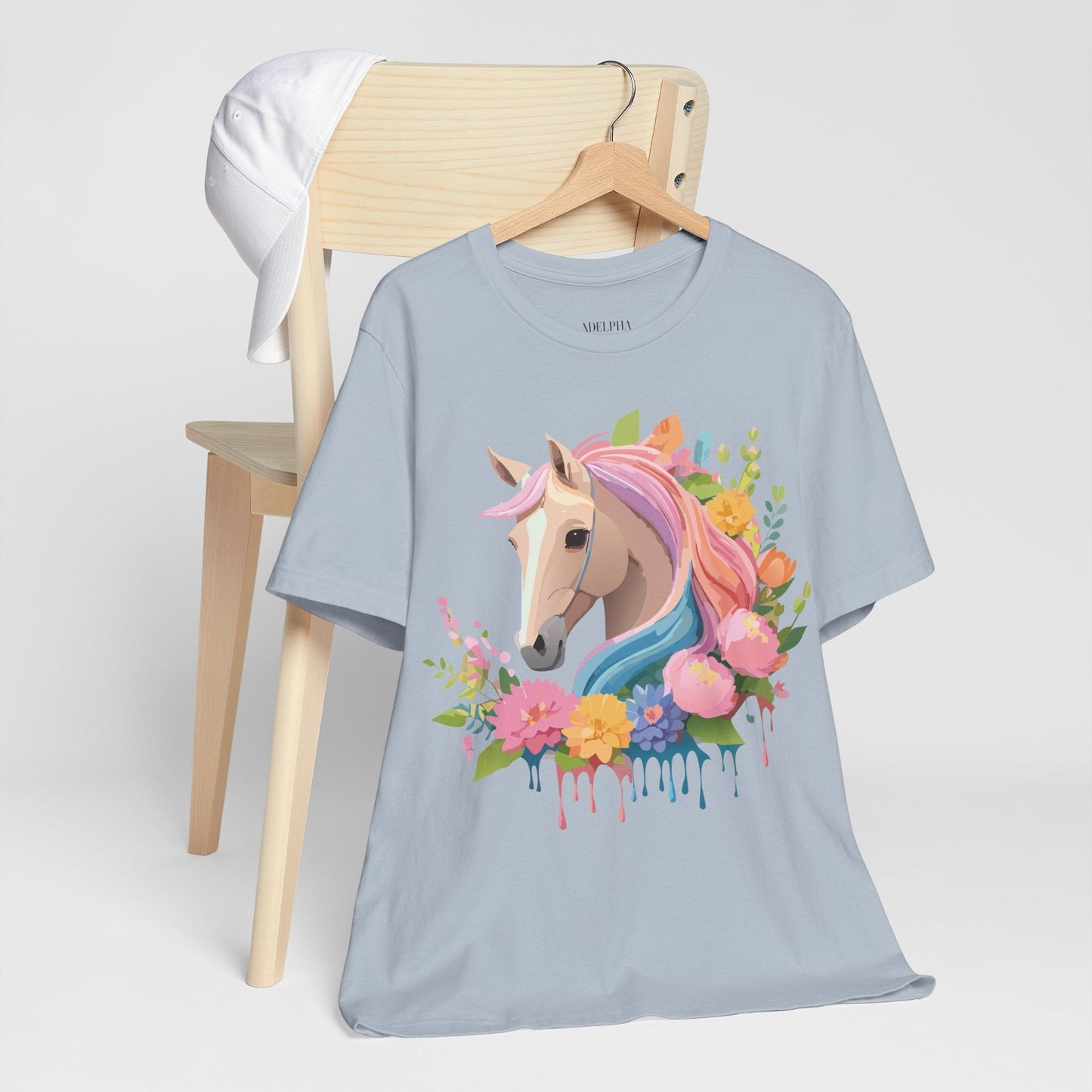 Horse Graphic Unisex 100 Cotton Vintage Animal Art T-Shirt 2
