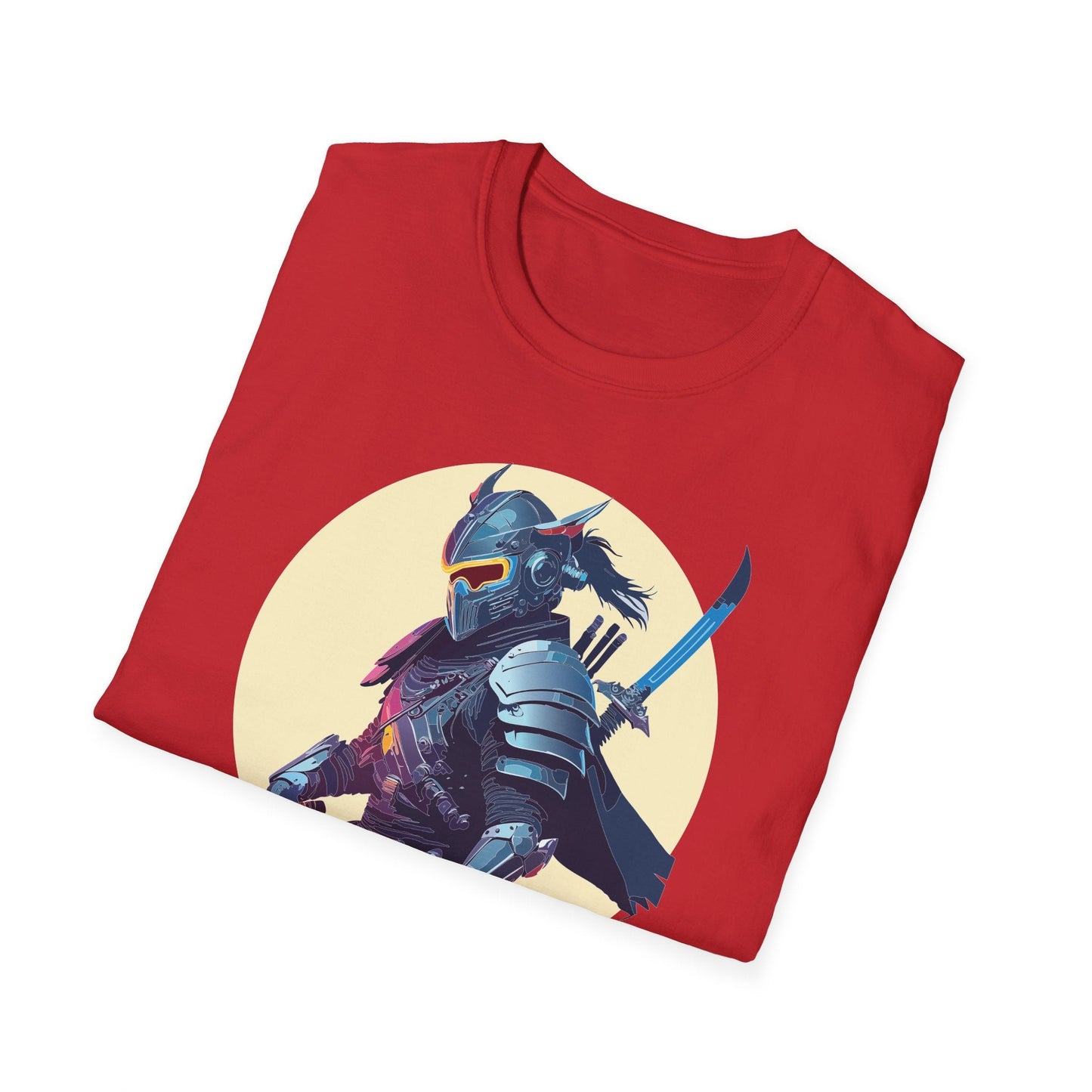 Samurai Shirt Unisex Softstyle Short Sleeve T Shirt Gildan 64000 Breathable Comfort Wear