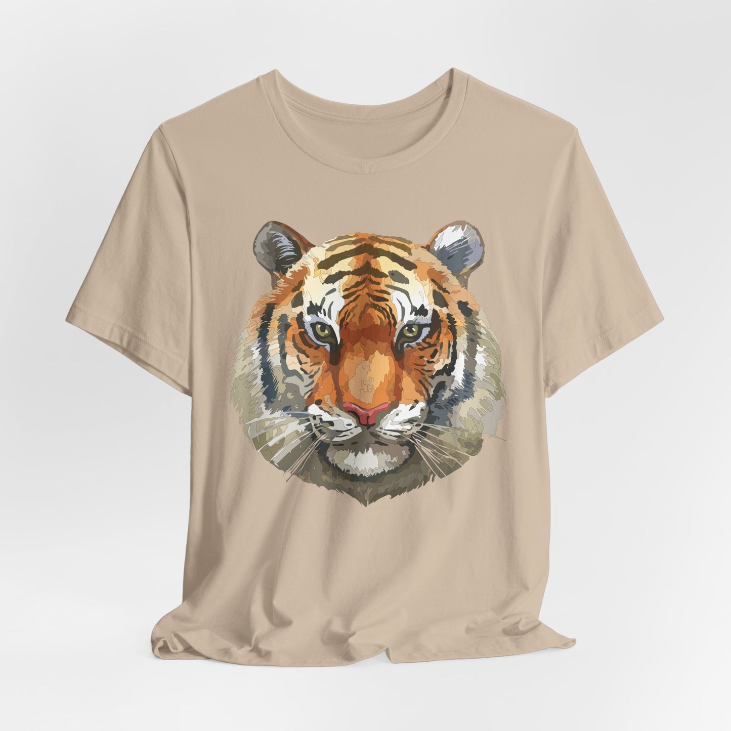 Unisex Tiger Tee, Animal Shirt, Tee Shirt with Tiger, Safari T-Shirt, Animal Tees, Big Cat Shirt, Safari T-Shirt 4