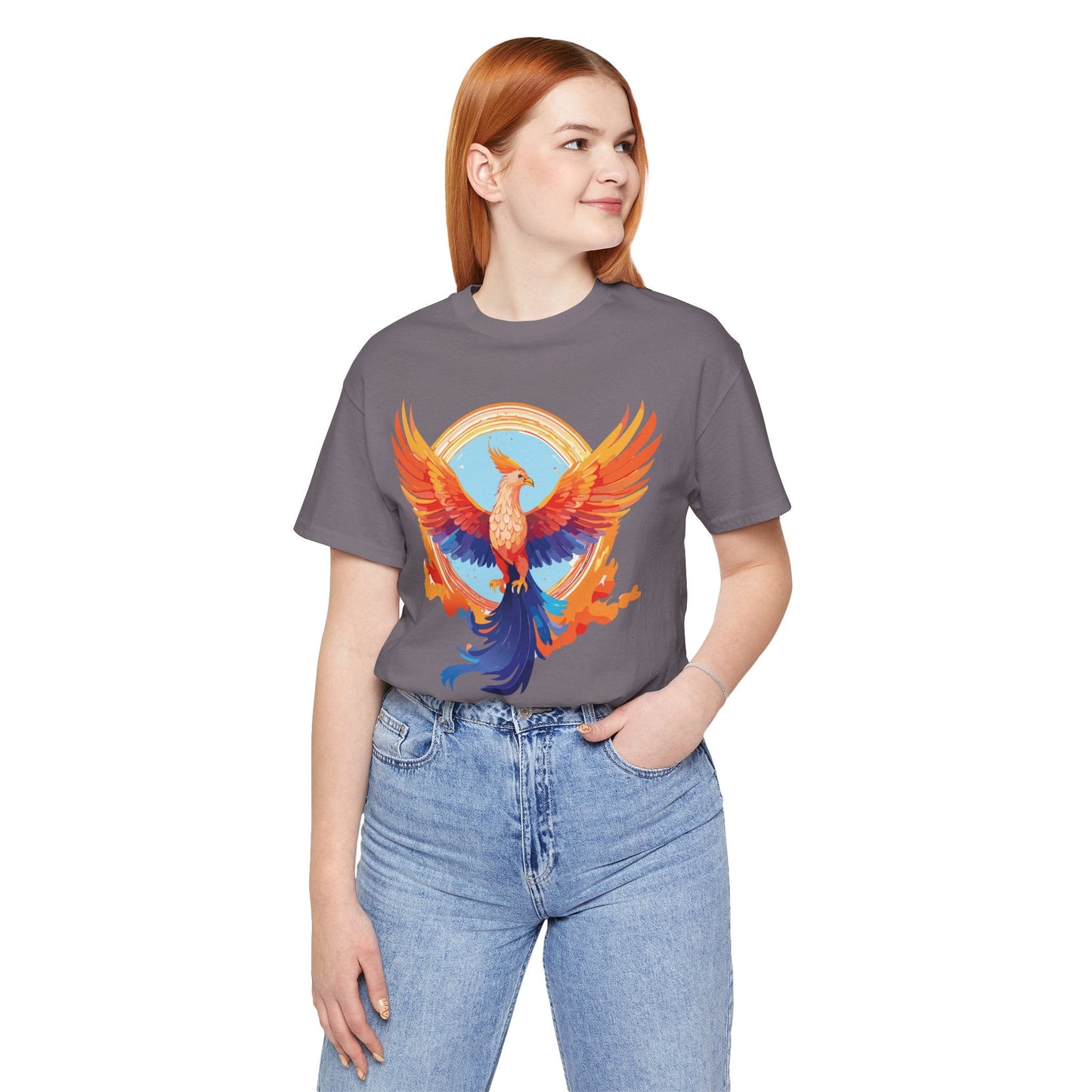 Unisex Animal Shirt With Art Design Wild Animals Tee Short Sleeve Comfort Fit Everyday Wear