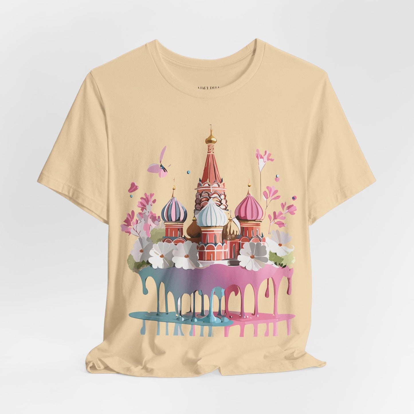 Premium Unisex Tourist Shirt Moscow Graphic Tee With Vintage Adelpha Artwork and Comfort