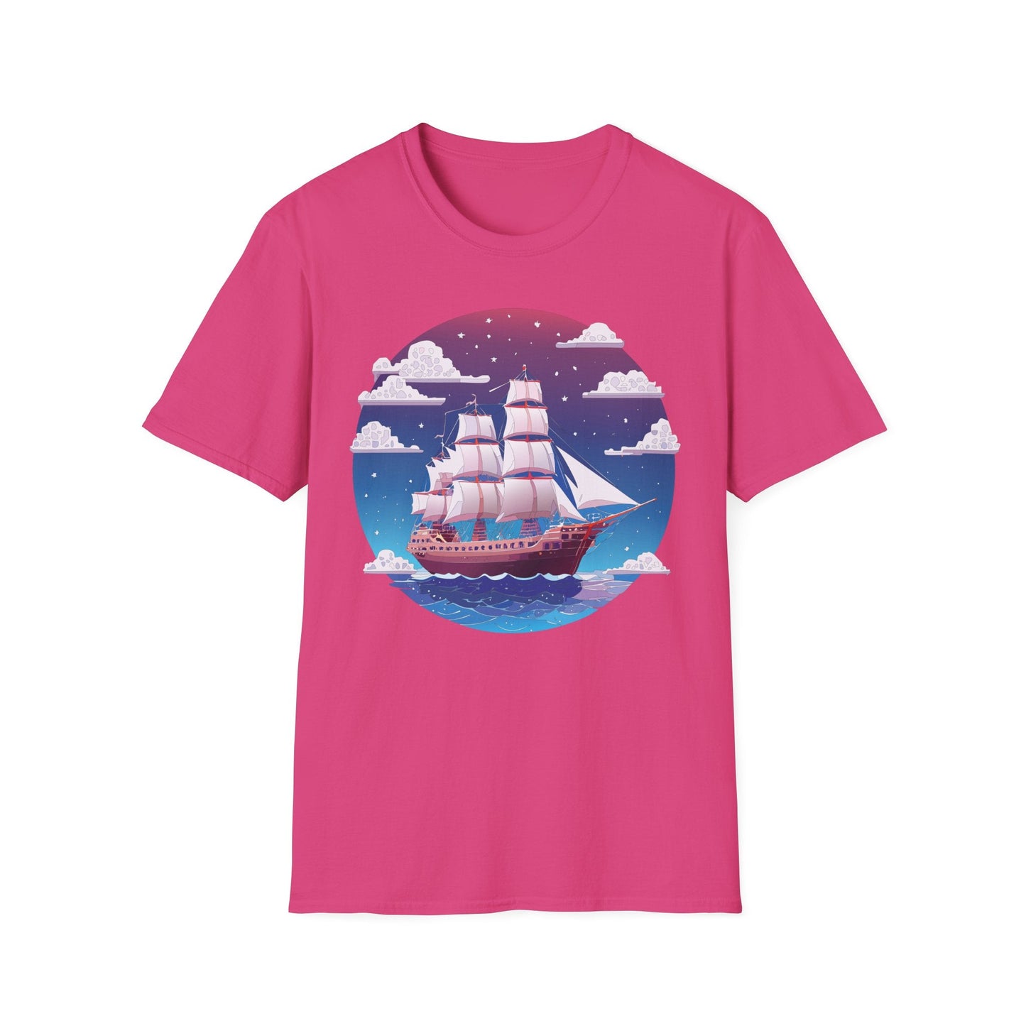 Ship T Shirt Frigate T Shirt Vessel Tee Shirt Unisex Softstyle 100 Percent Ring Spun Cotton