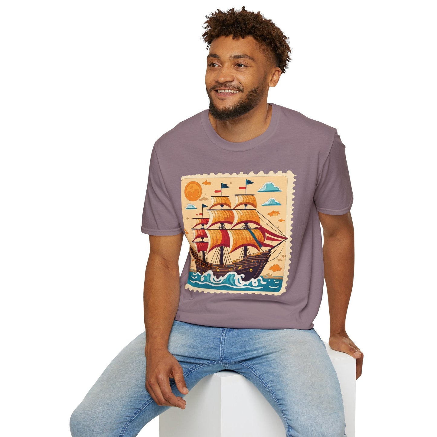Ship T Shirts Frigate T Shirts Vessel Tee Shirt Unisex Gildan Softstyle 64000 Comfort Fit