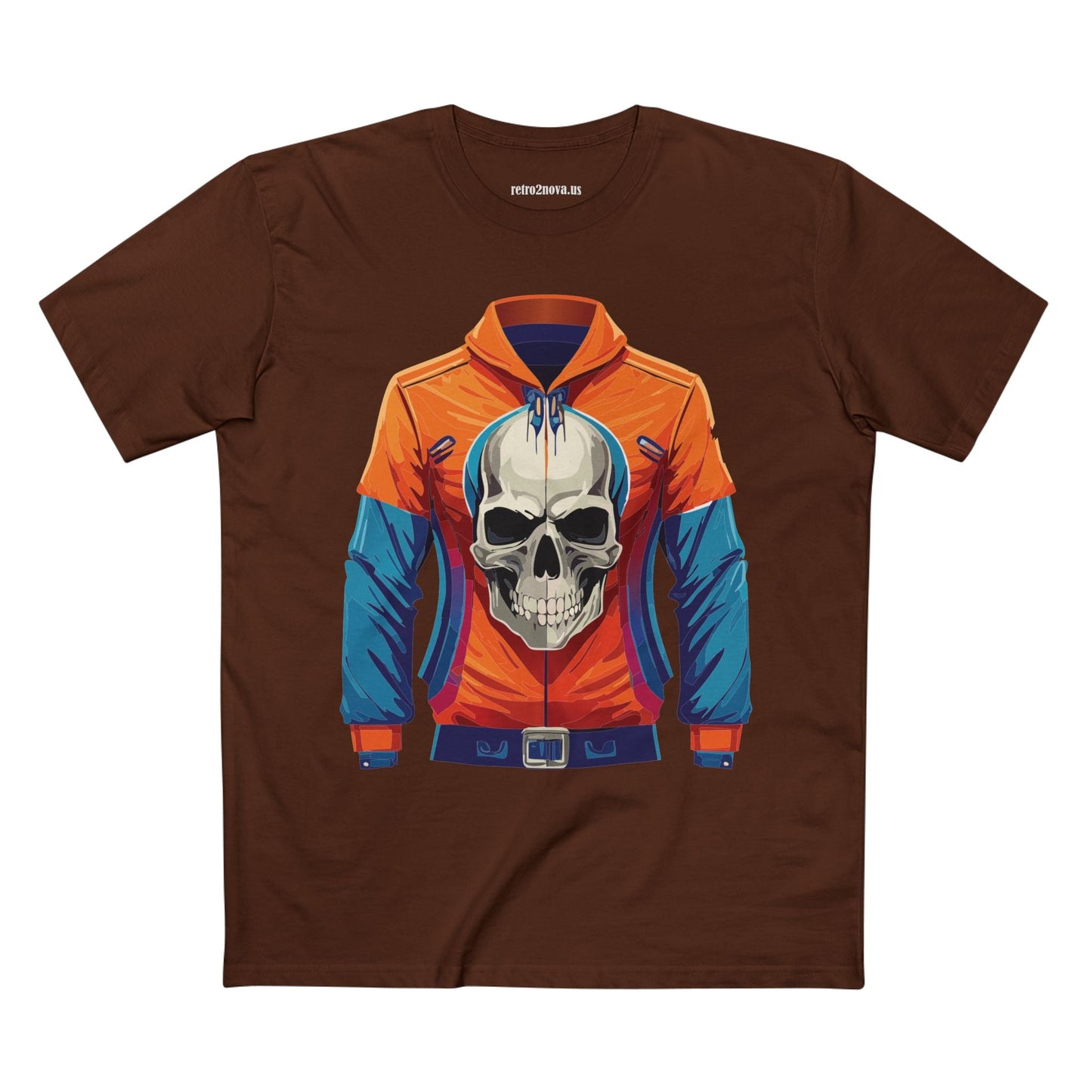 Skull And Skeleton Shirt Unisex Premium Cotton Tee Original Art Design Retro2Nova