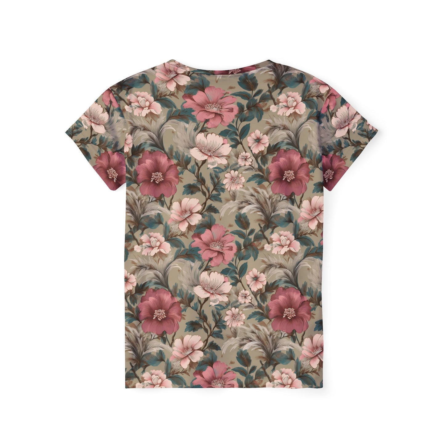 Women Poly Shirt with Floral Print F281