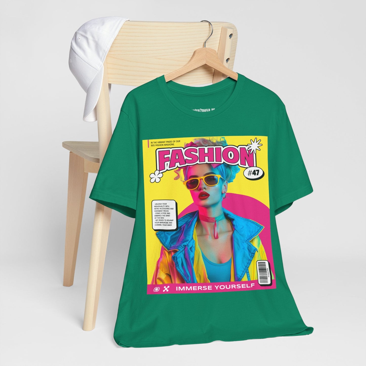 Magazine Cover Shirt Unisex Jersey Short Sleeve Tee Lightweight Breathable Fabric
