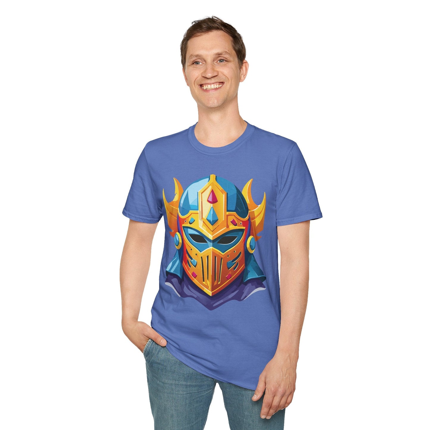 Mask Graphic Unisex Cotton Masquerade Design Artwork Tee 10
