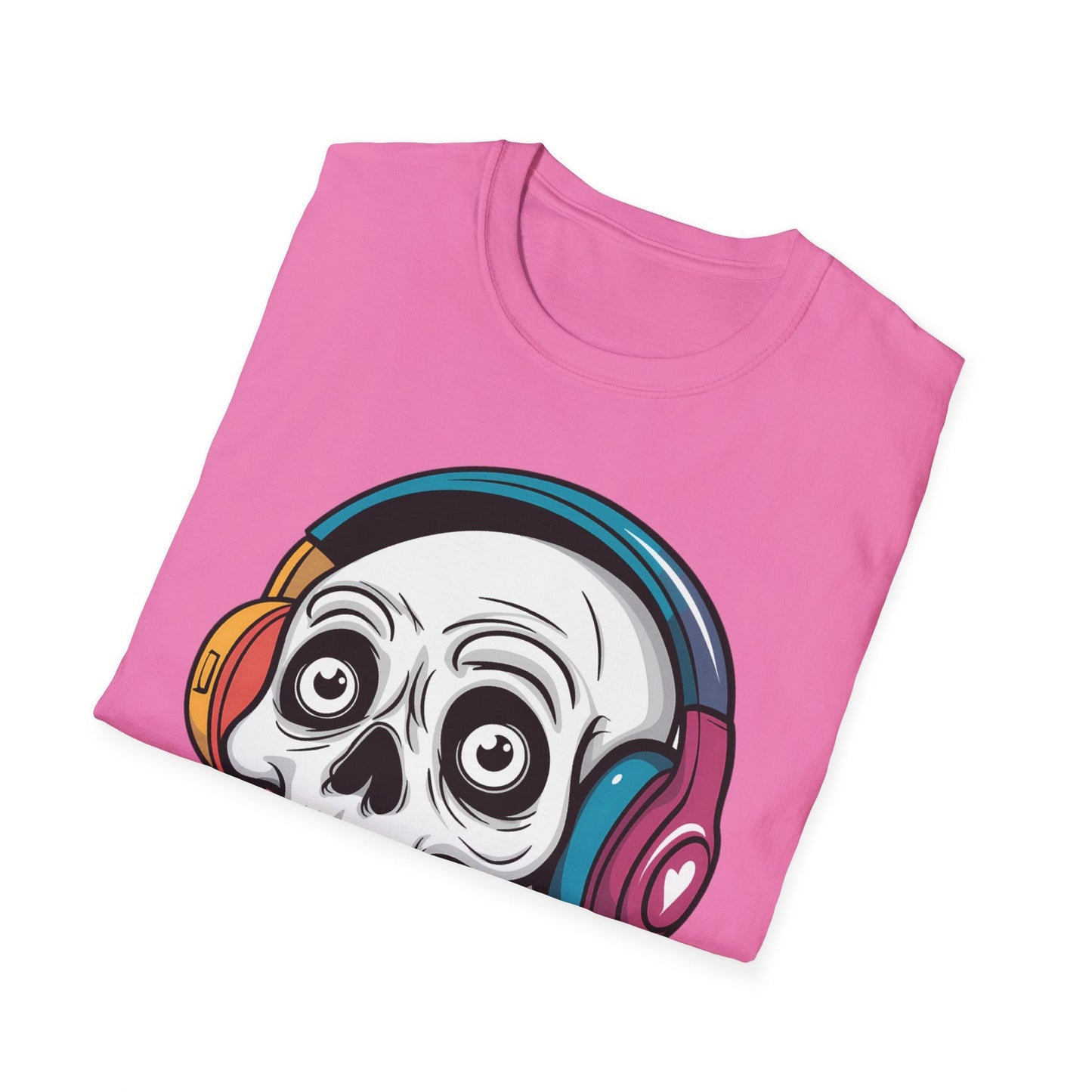 Skull Tee Shirt Unisex Skeleton Shirt With Skull Artwork Gildan Softstyle Cotton Tee