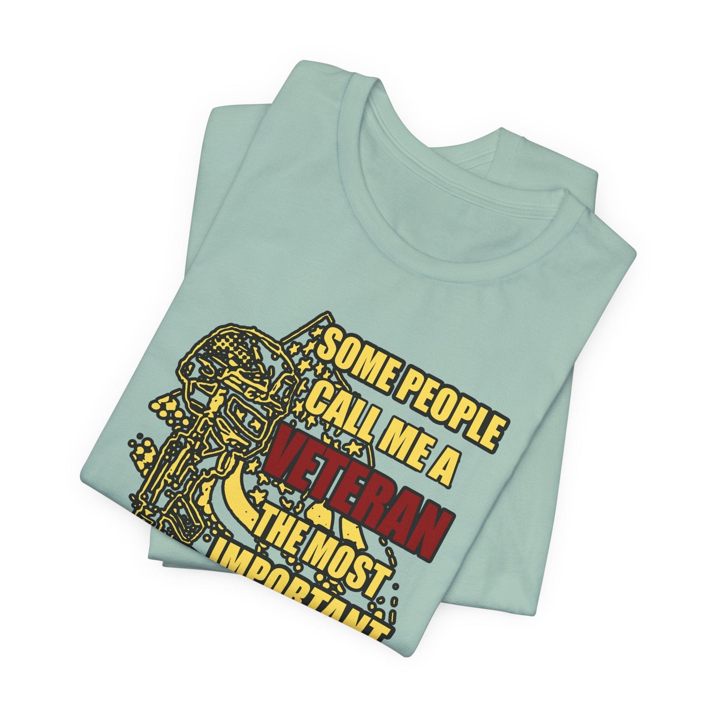 Army Veteran Patriotic Graphic Design Unisex Cotton T-Shirt v58