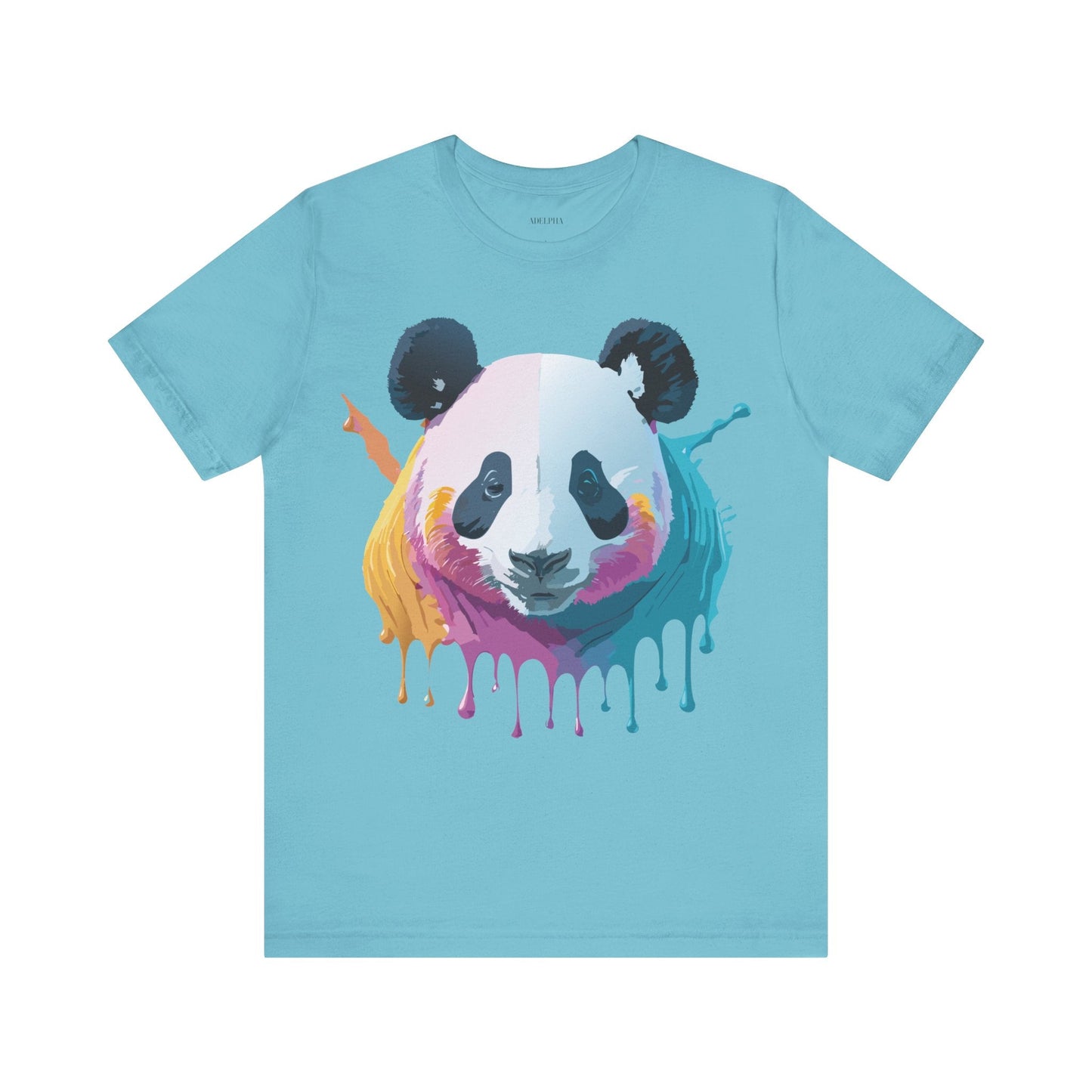 Panda Shirt Unisex Graphic Tee Vintage Inspired Artwork By Adelpha Jersey Short Sleeve